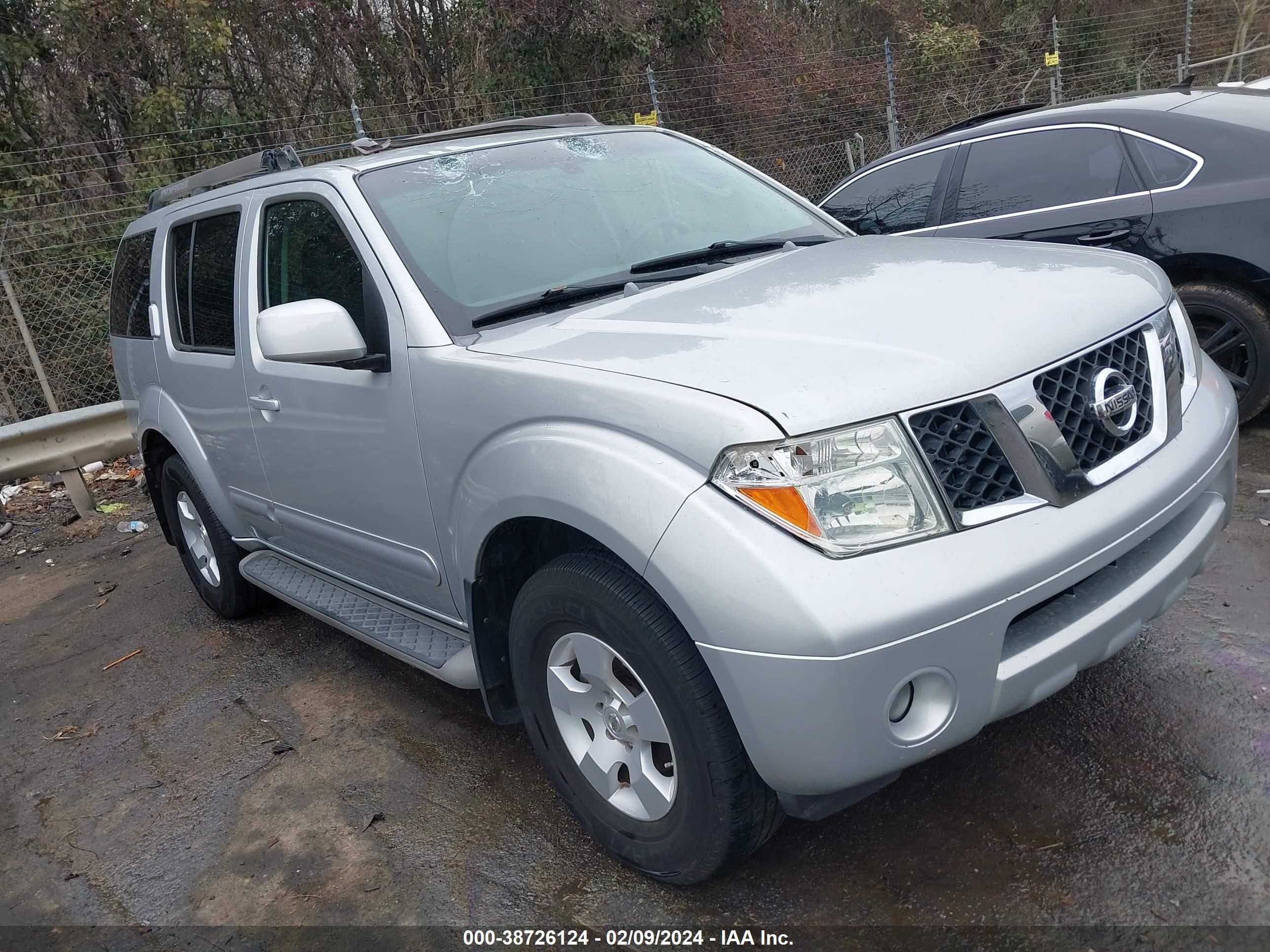 NISSAN PATHFINDER 2007 5n1ar18w77c636539