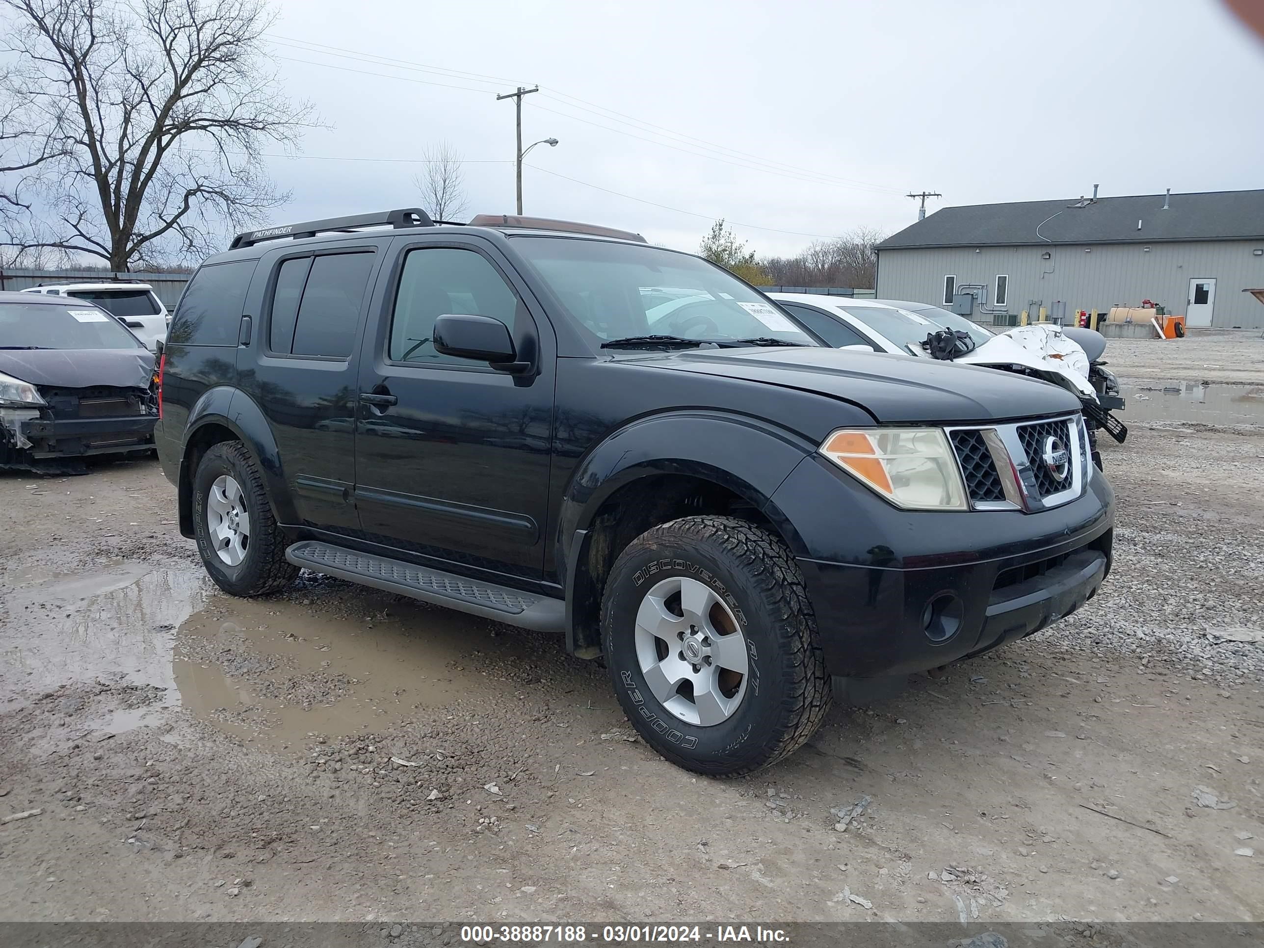 NISSAN PATHFINDER 2007 5n1ar18w87c632581