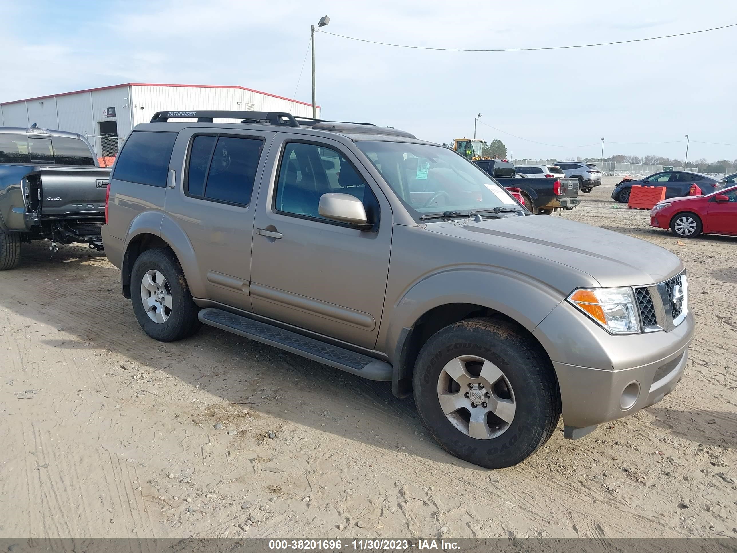 NISSAN PATHFINDER 2007 5n1ar18w87c641555