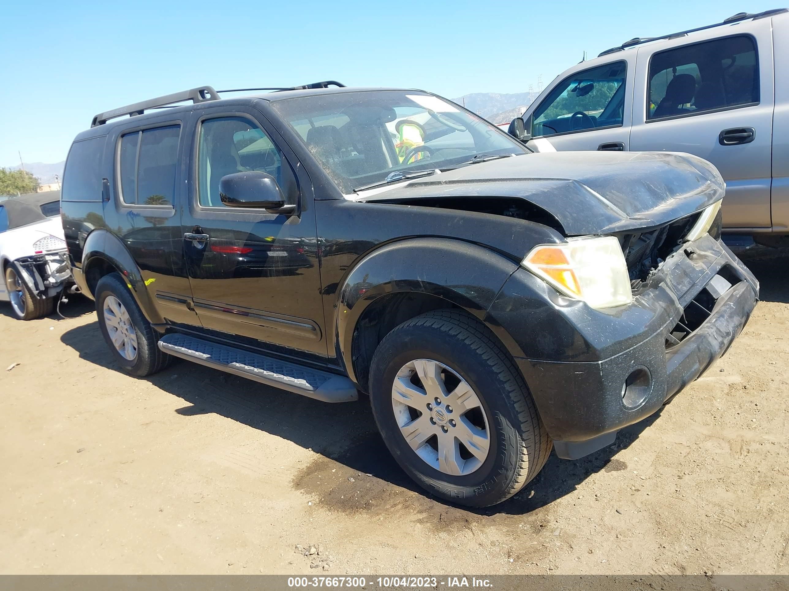 NISSAN PATHFINDER 2007 5n1ar18w97c624330