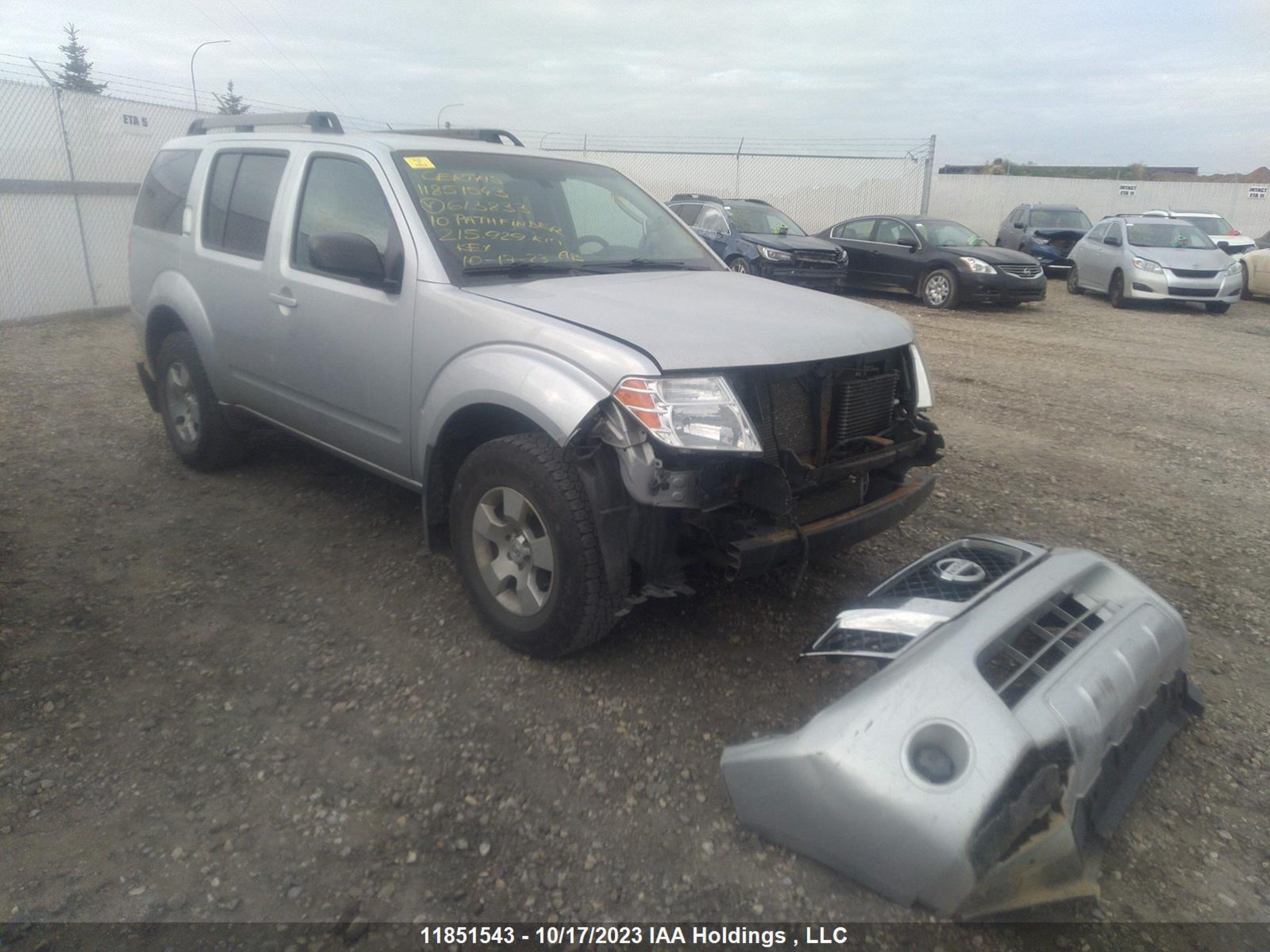 NISSAN PATHFINDER 2010 5n1ar1nb1ac613833