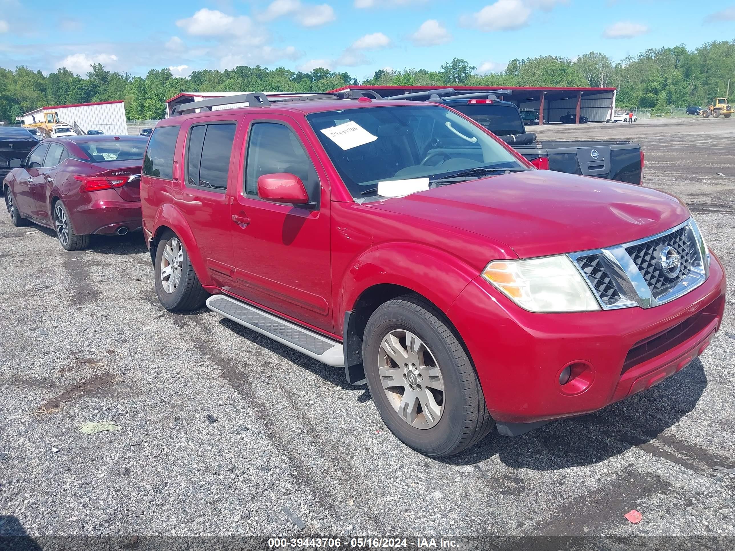 NISSAN PATHFINDER 2010 5n1ar1nb1ac616957