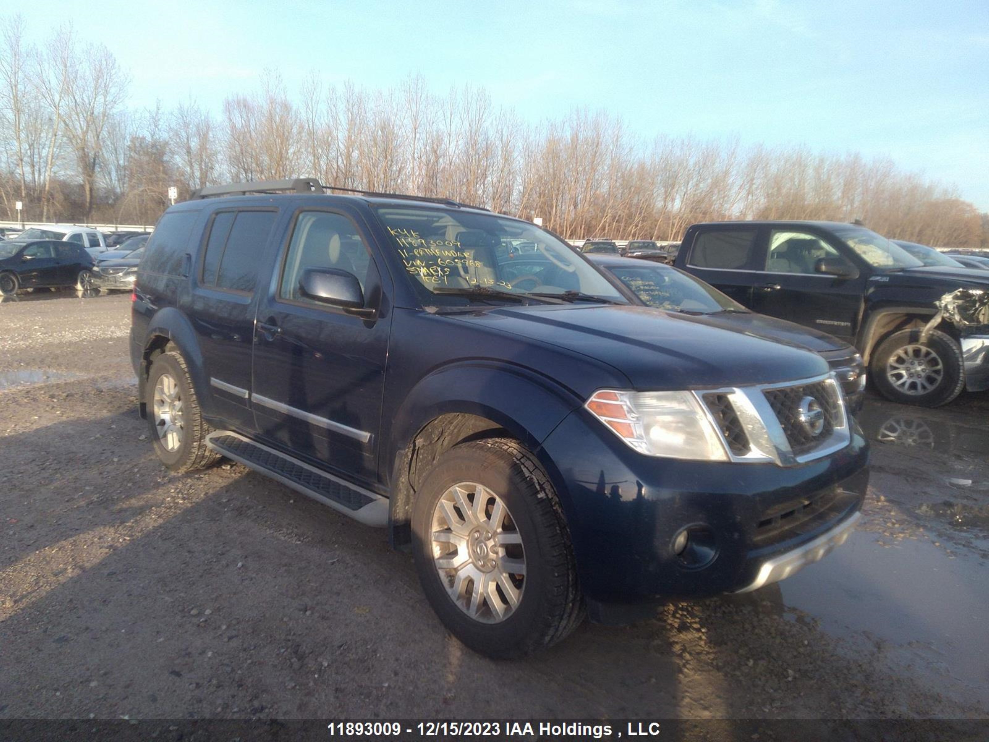 NISSAN PATHFINDER 2011 5n1ar1nb4bc605968