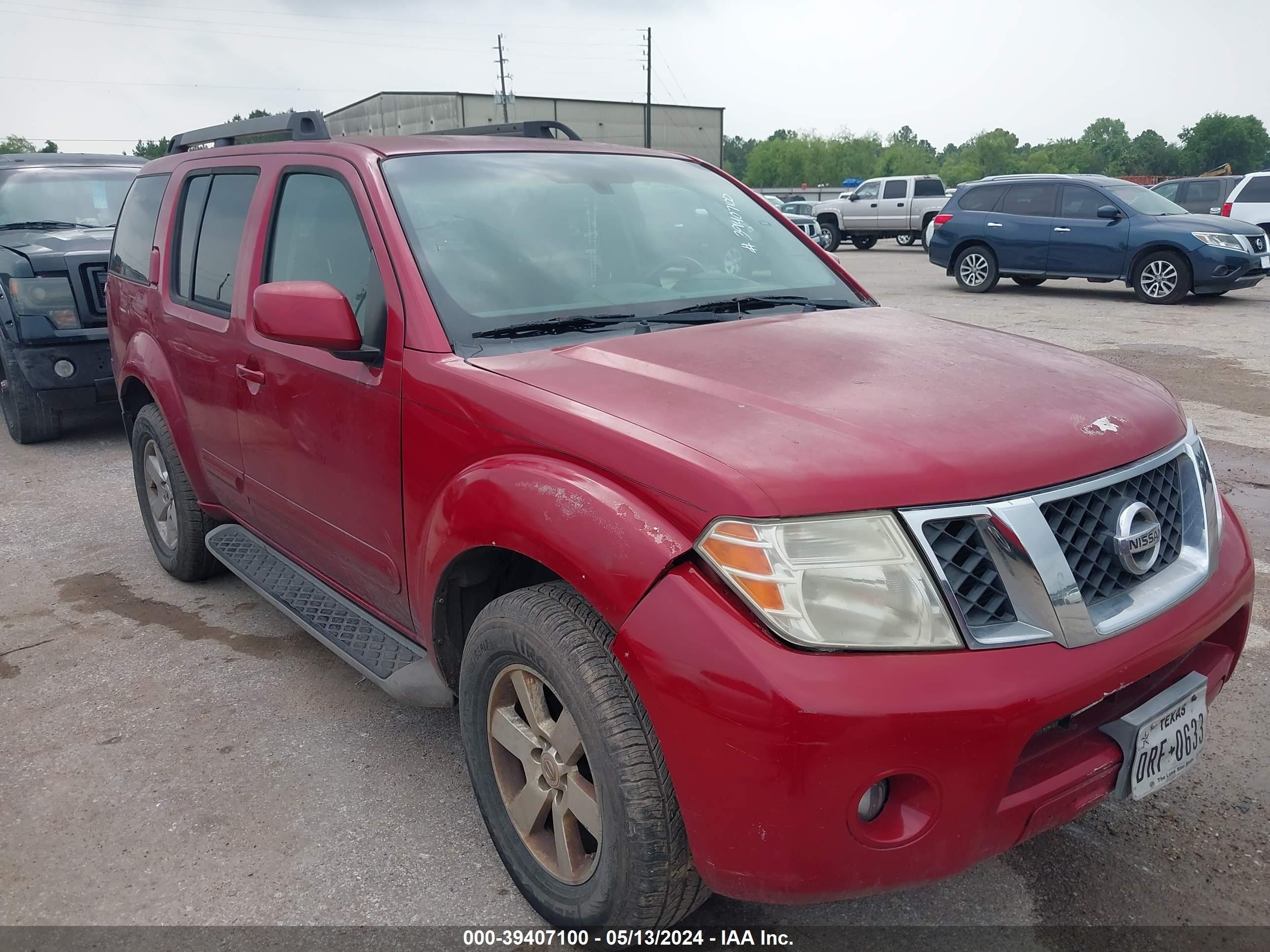 NISSAN PATHFINDER 2011 5n1ar1nb6bc602327