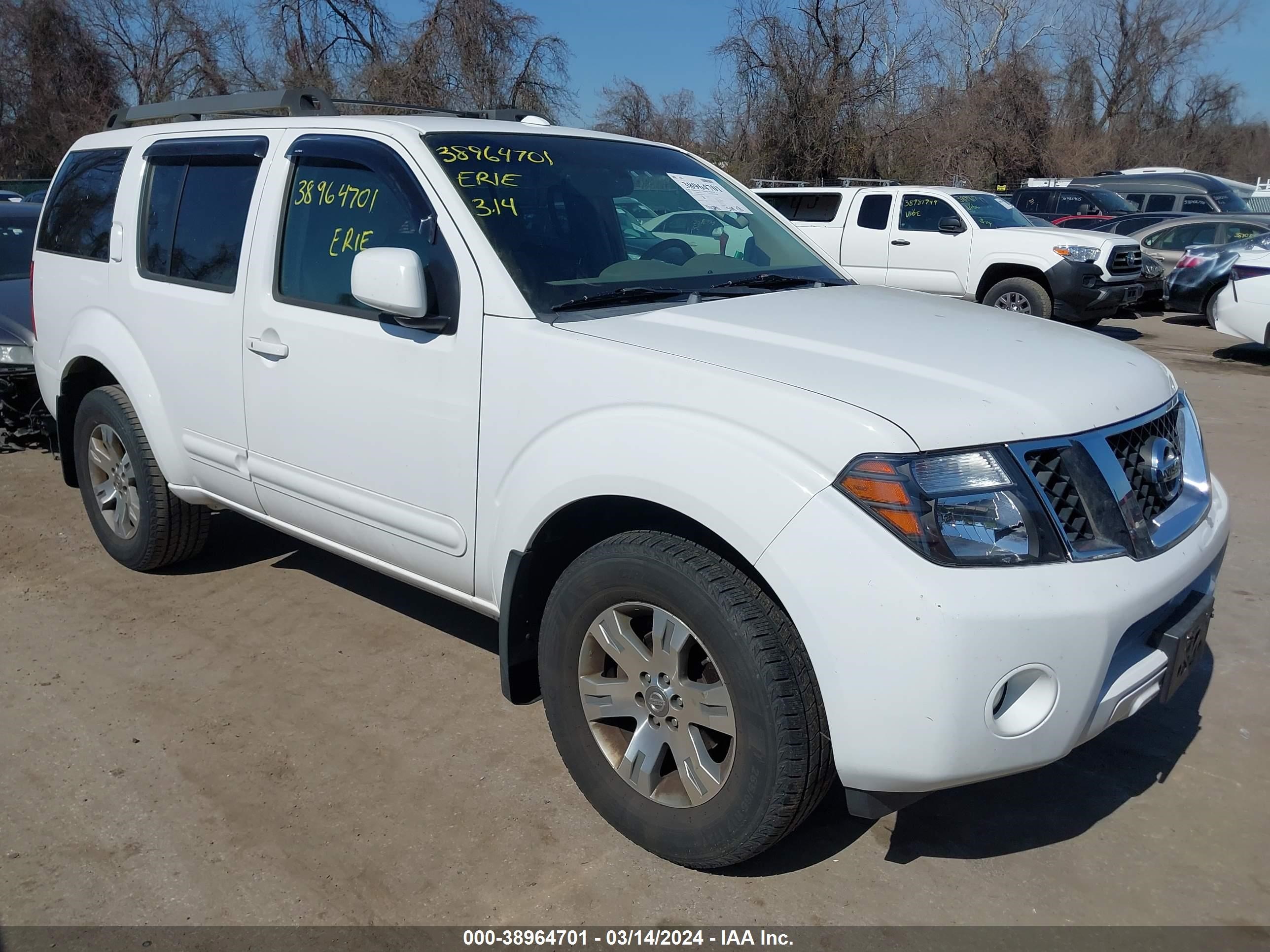 NISSAN PATHFINDER 2010 5n1ar1nb9ac606788