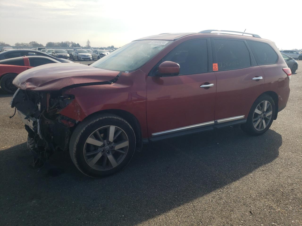 NISSAN PATHFINDER 2014 5n1ar2mm3ec664670