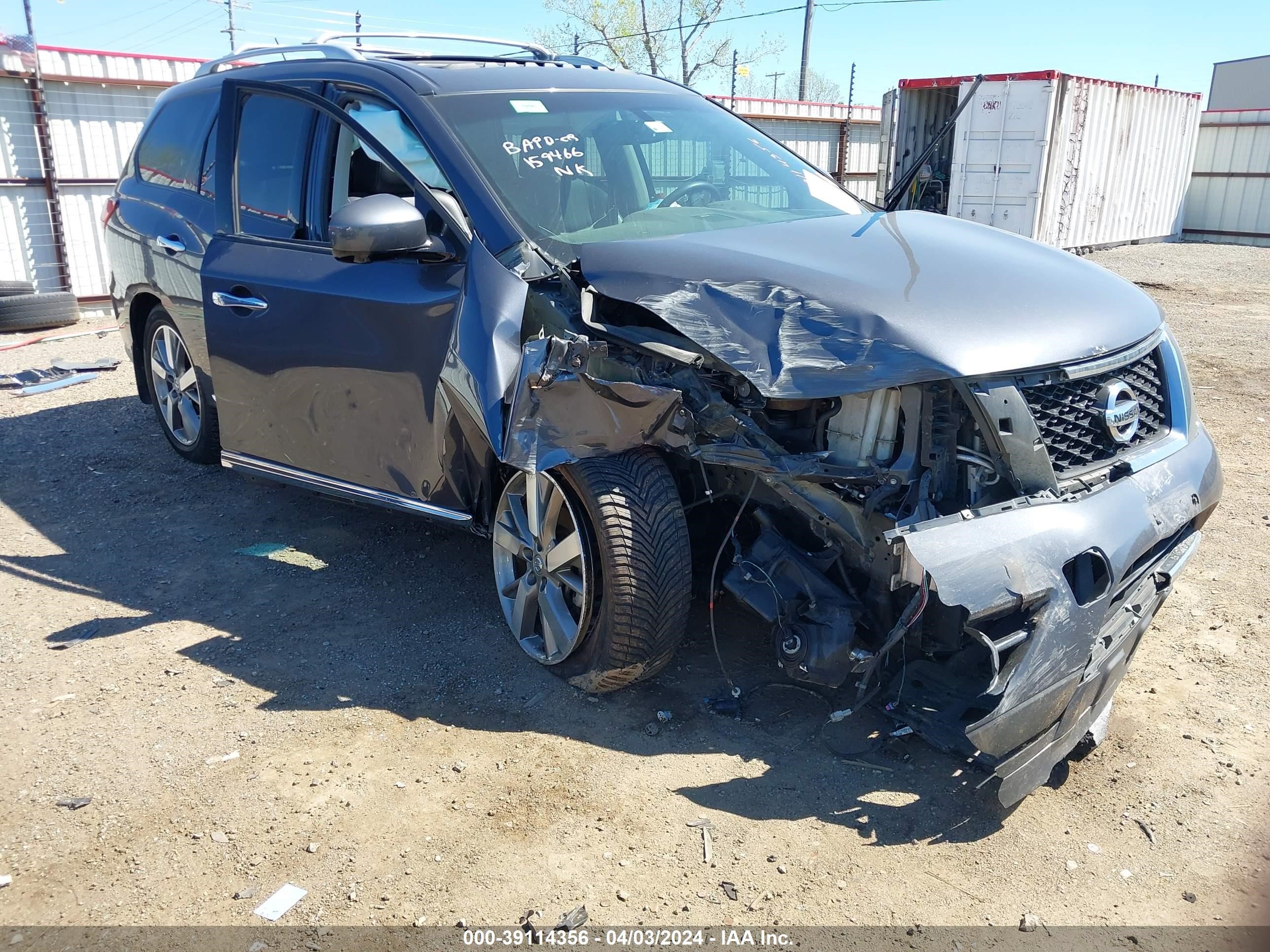 NISSAN PATHFINDER 2014 5n1ar2mm3ec686765