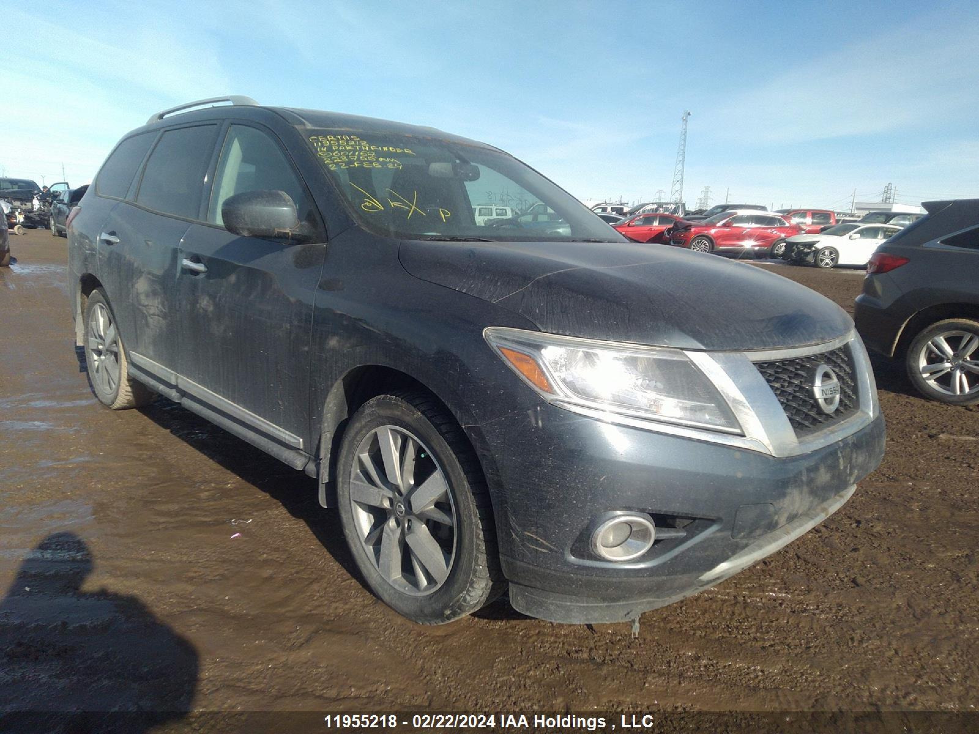 NISSAN PATHFINDER 2014 5n1ar2mm6ec601157