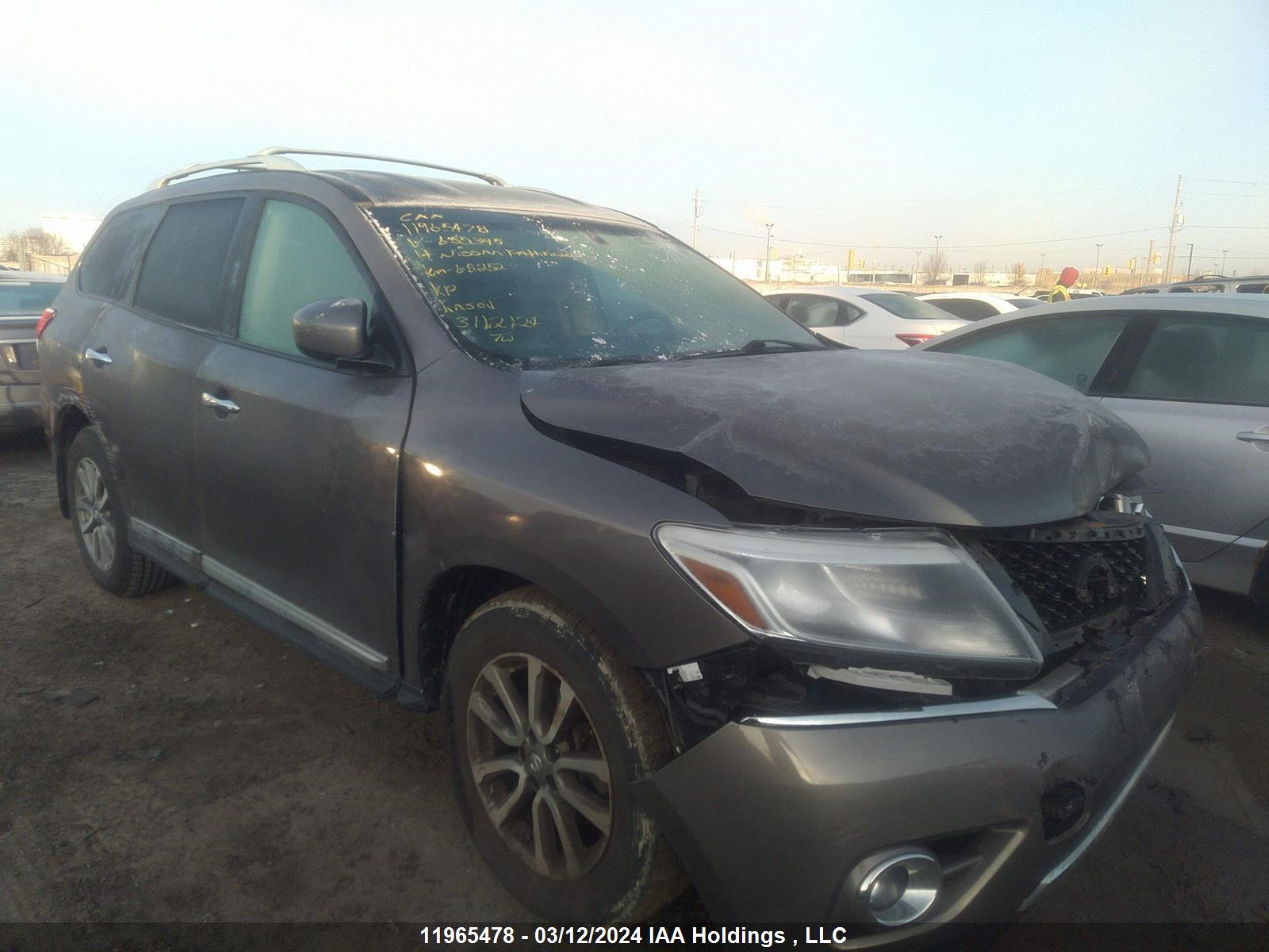 NISSAN PATHFINDER 2014 5n1ar2mm6ec655395