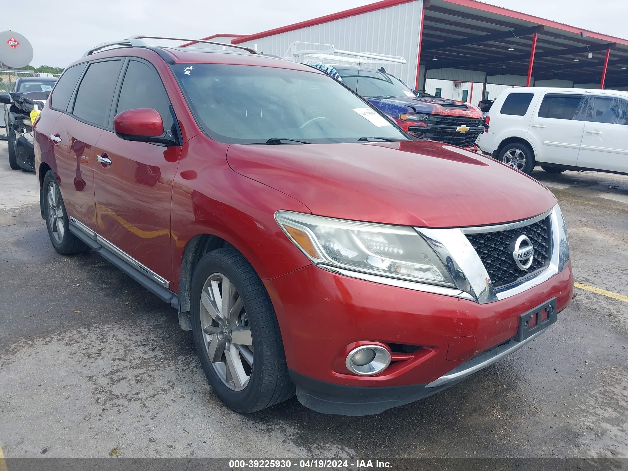 NISSAN PATHFINDER 2014 5n1ar2mn1ec616545