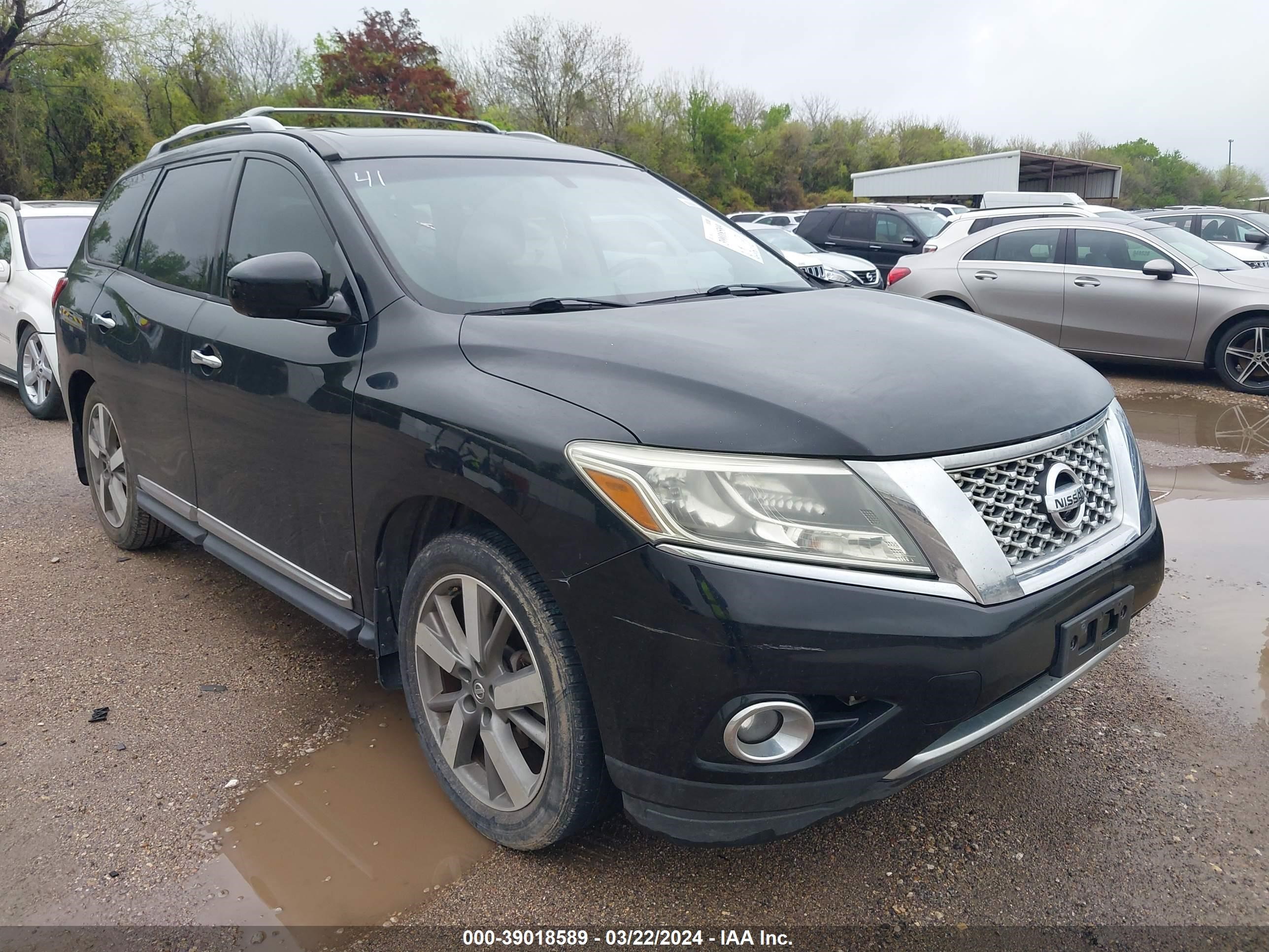 NISSAN PATHFINDER 2014 5n1ar2mn3ec706411