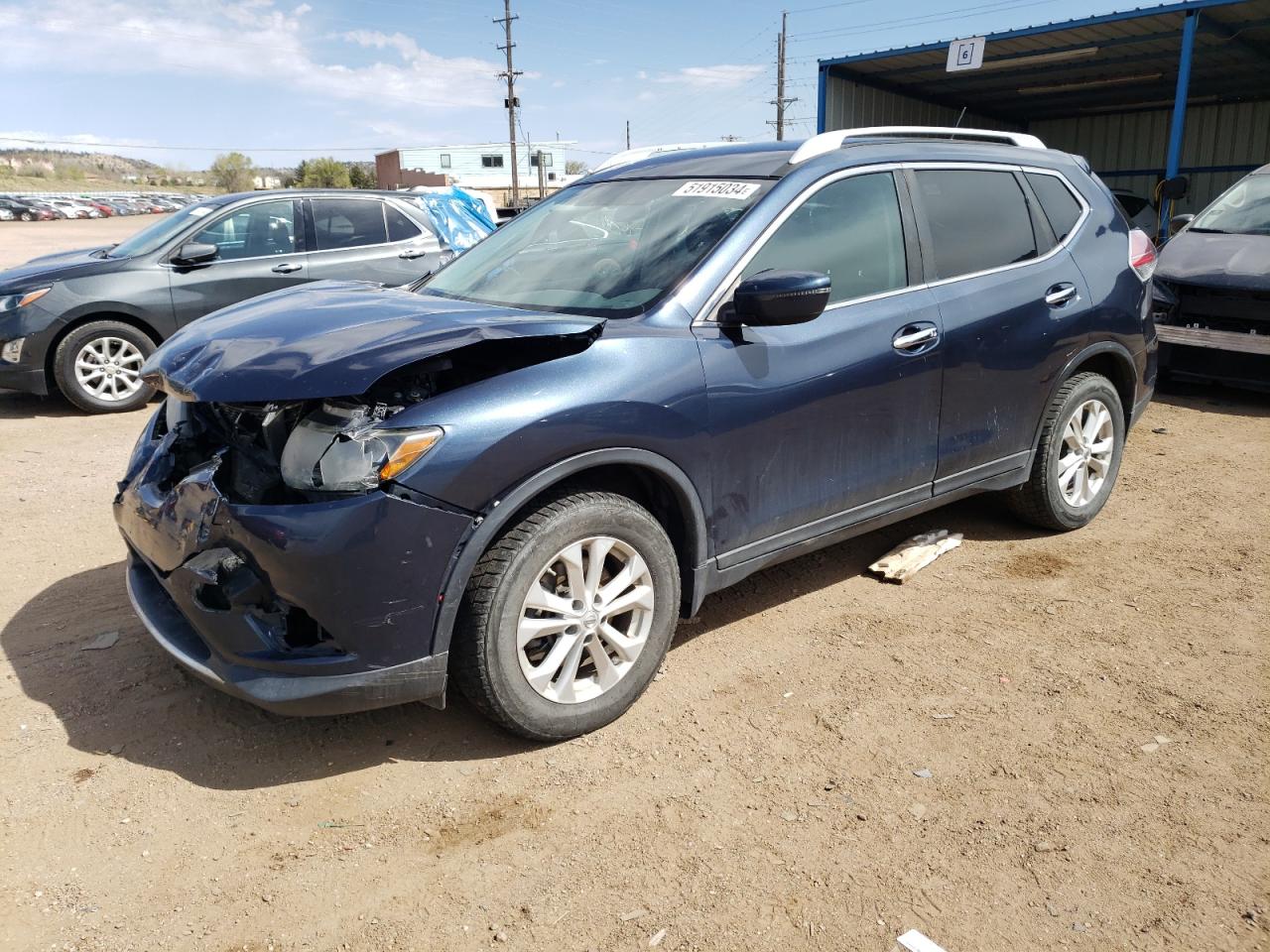 NISSAN ROGUE 2016 5n1at2mm3gc774283