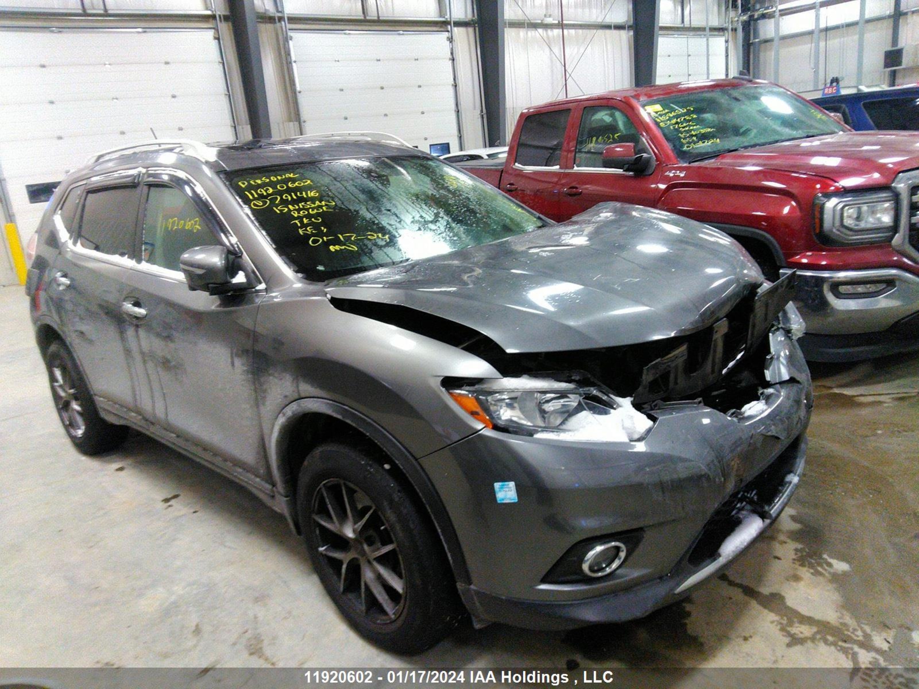 NISSAN ROGUE 2015 5n1at2mm6fc791416