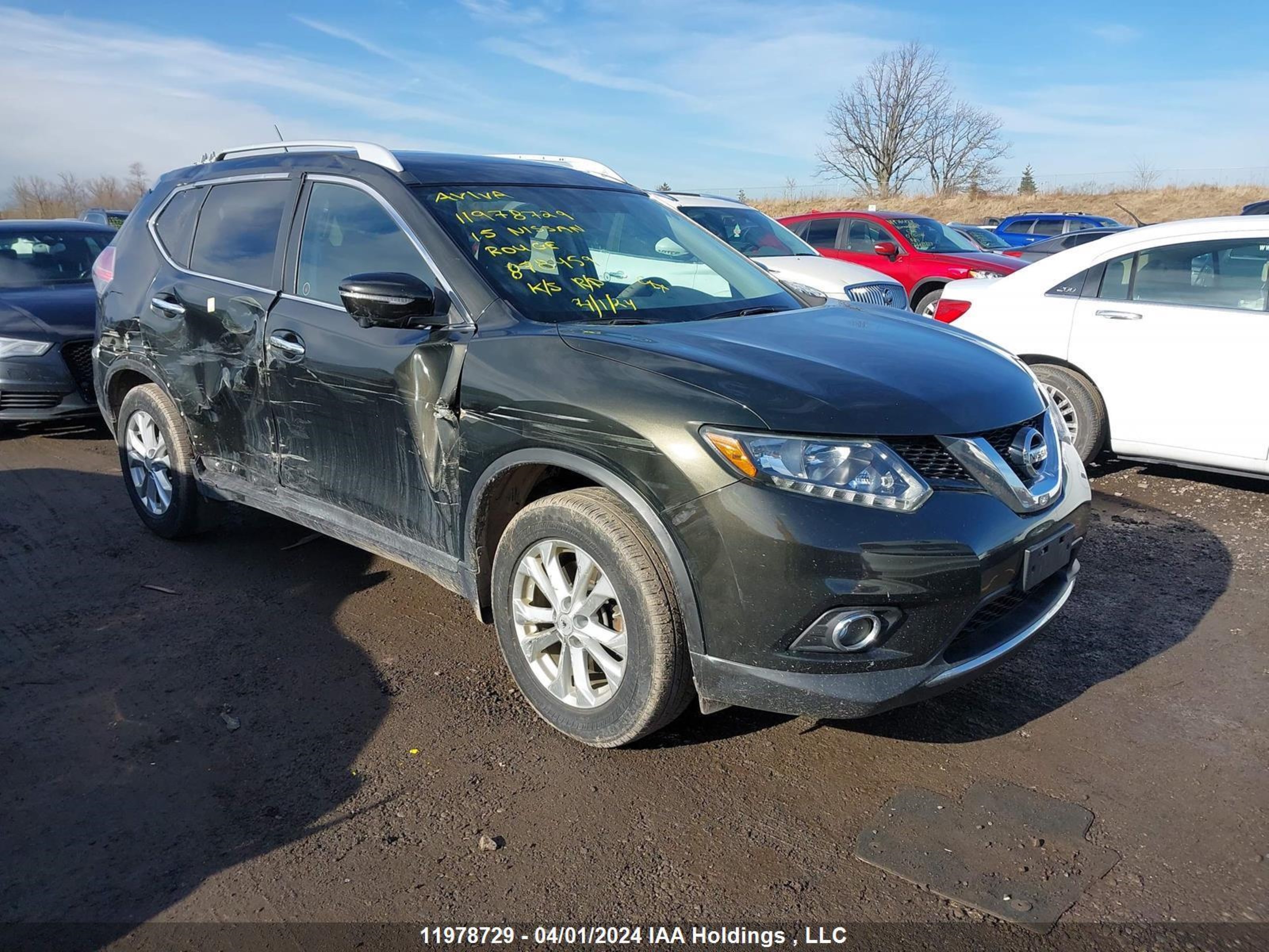 NISSAN ROGUE 2015 5n1at2mmxfc878459