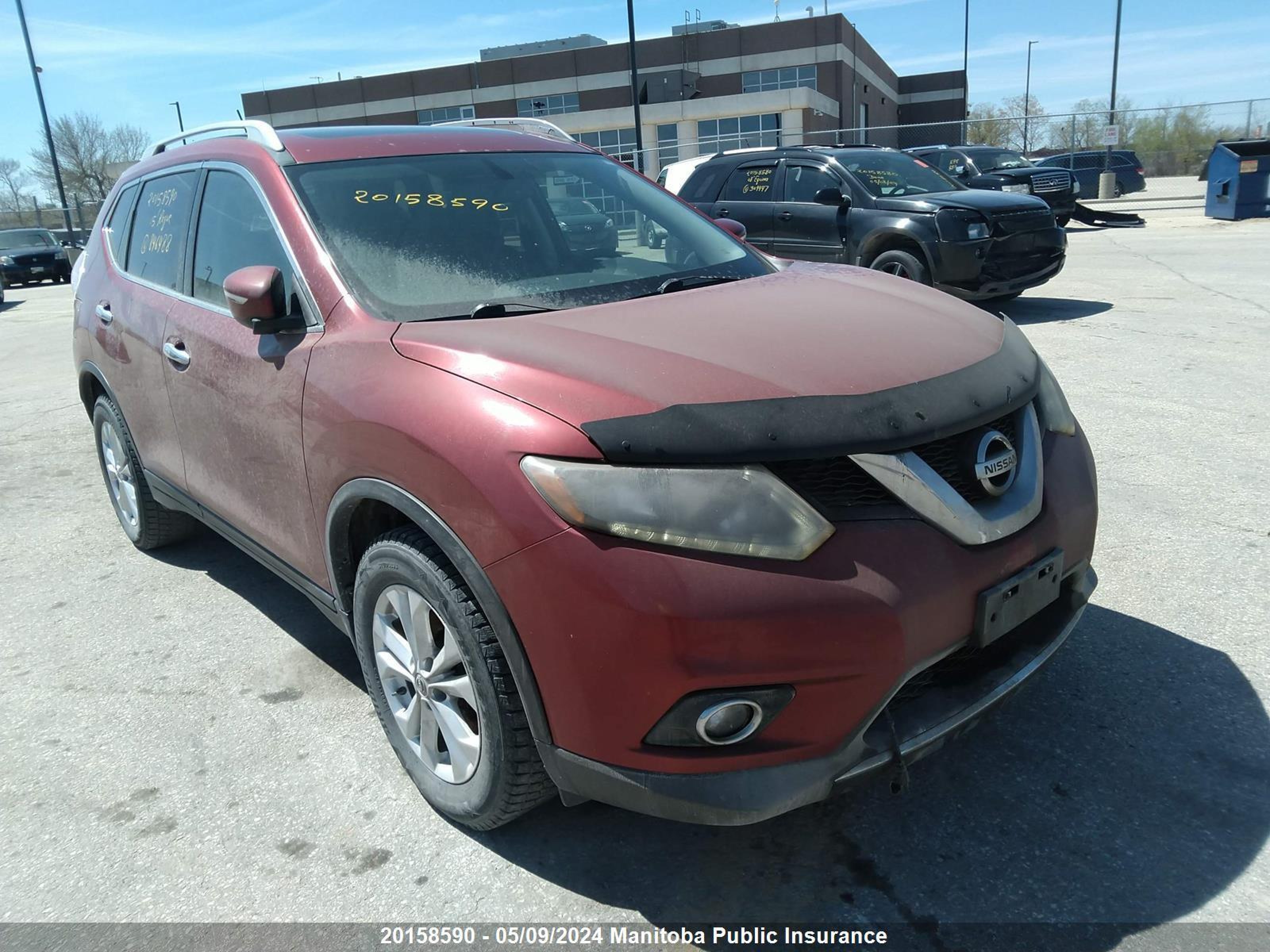 NISSAN ROGUE 2015 5n1at2mt1fc846488