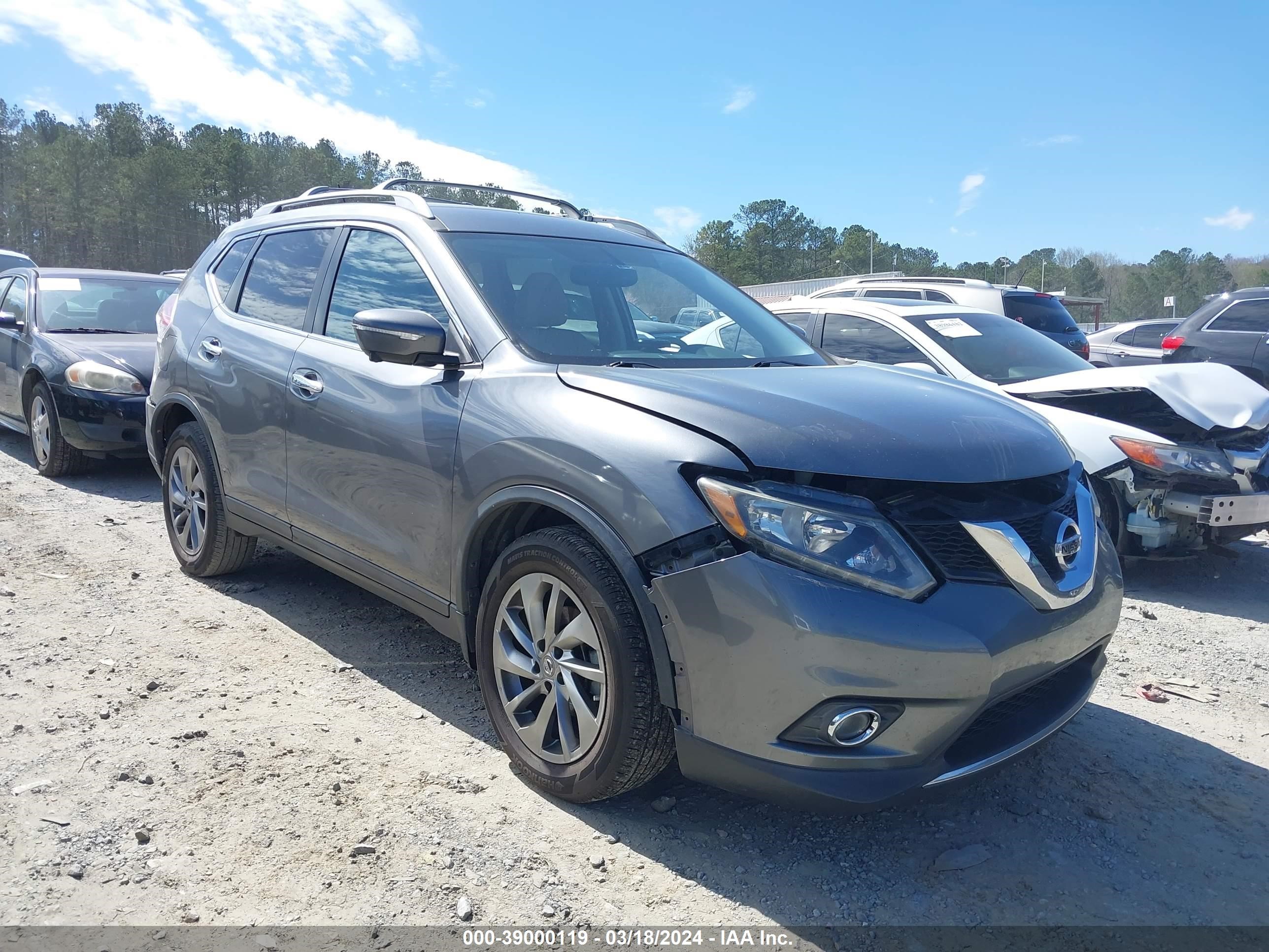 NISSAN ROGUE 2015 5n1at2mt1fc916278