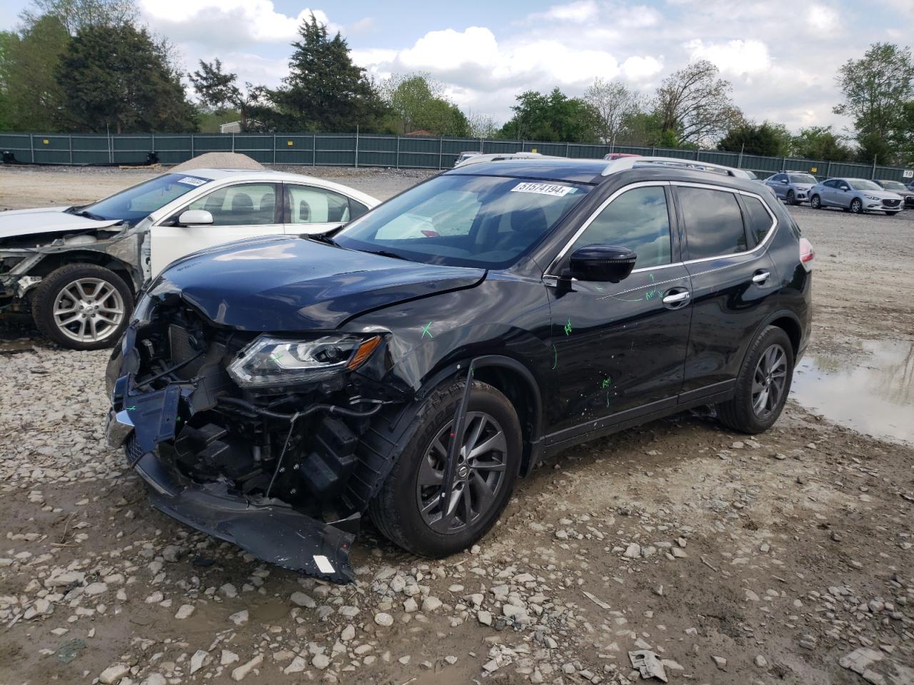 NISSAN ROGUE 2016 5n1at2mt1gc833466