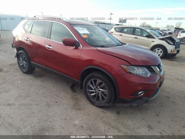 NISSAN ROGUE 2016 5n1at2mt1gc918050