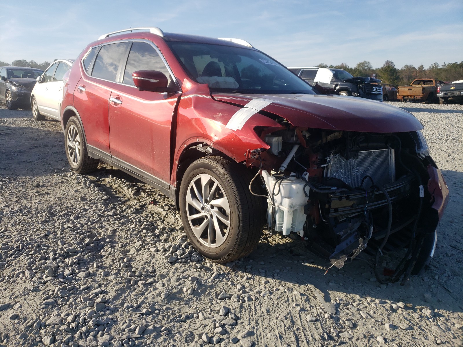 NISSAN ROGUE S 2015 5n1at2mt4fc840328