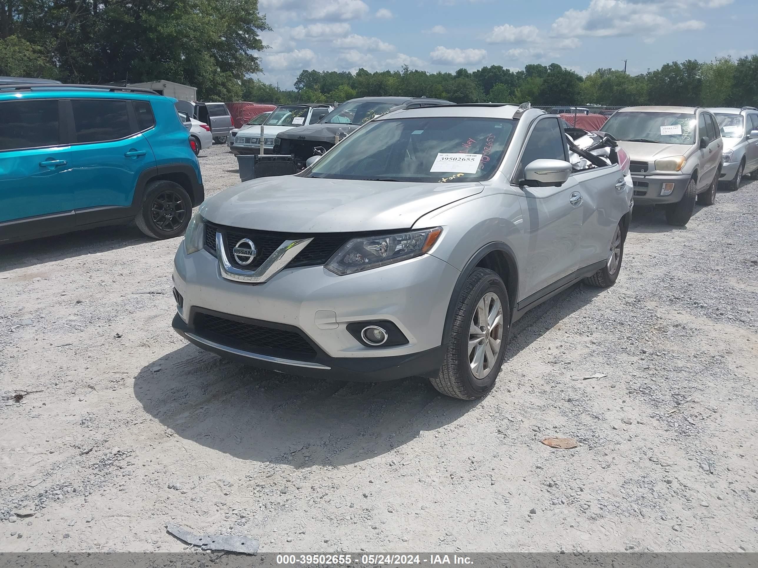 NISSAN ROGUE 2015 5n1at2mt5fc781936