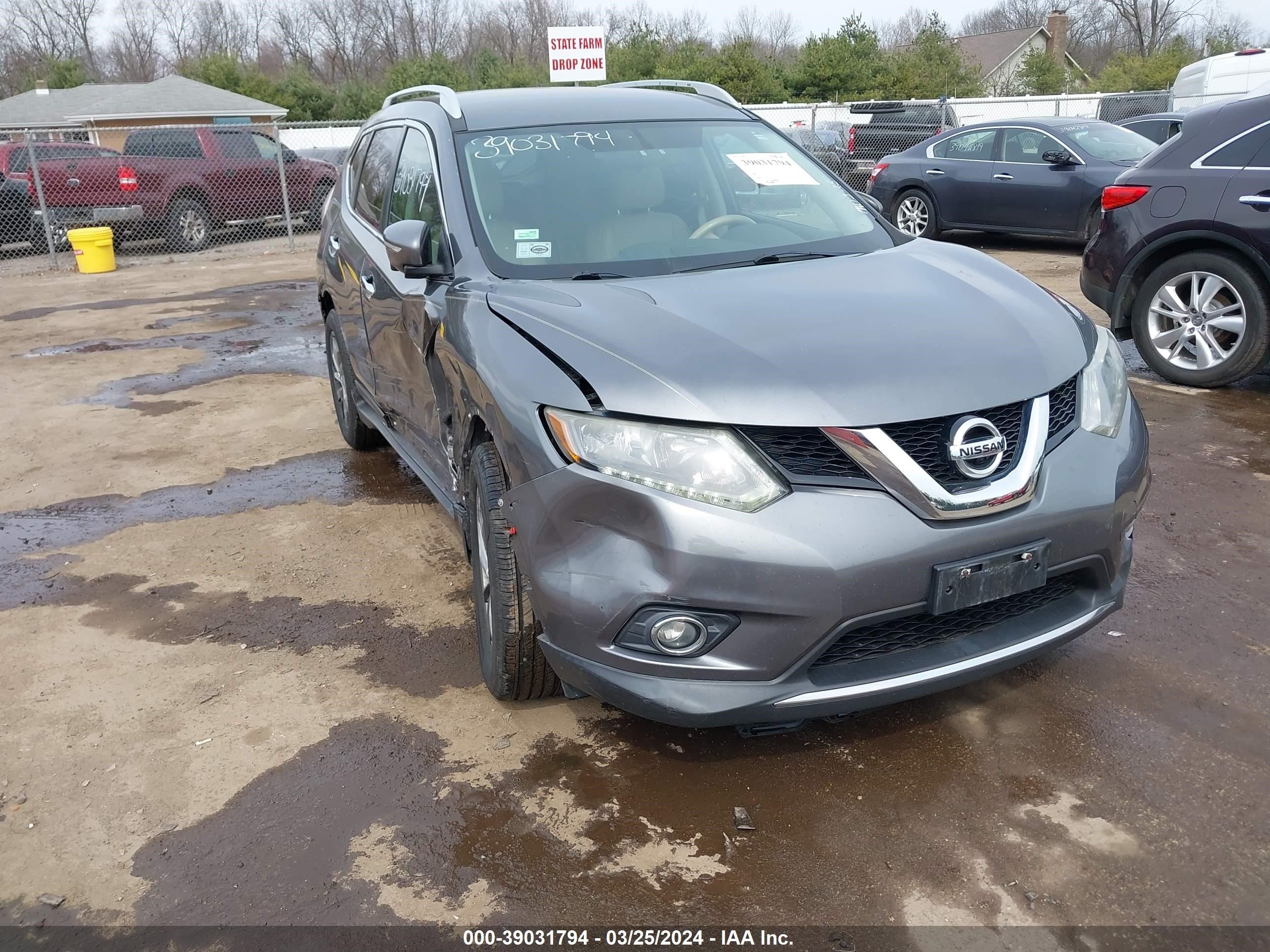 NISSAN ROGUE 2015 5n1at2mt5fc810867