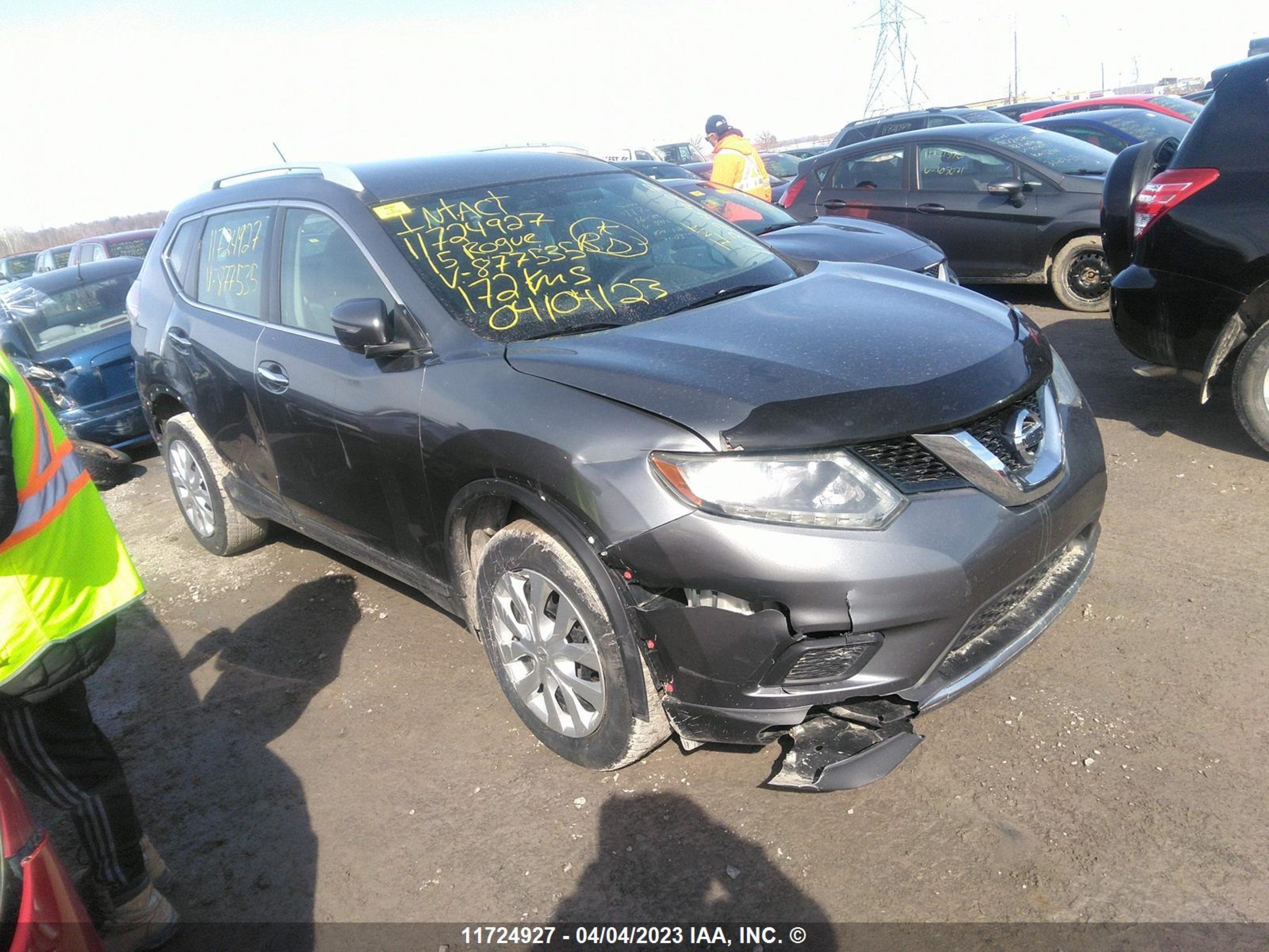 NISSAN ROGUE 2015 5n1at2mt7fc877535