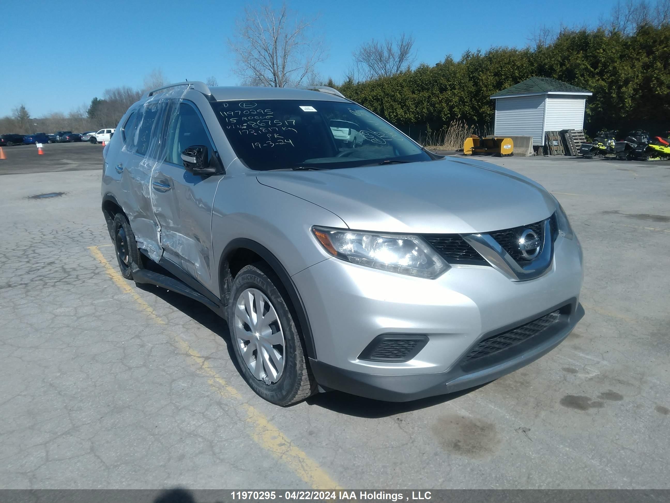 NISSAN ROGUE 2015 5n1at2mtxfc867517