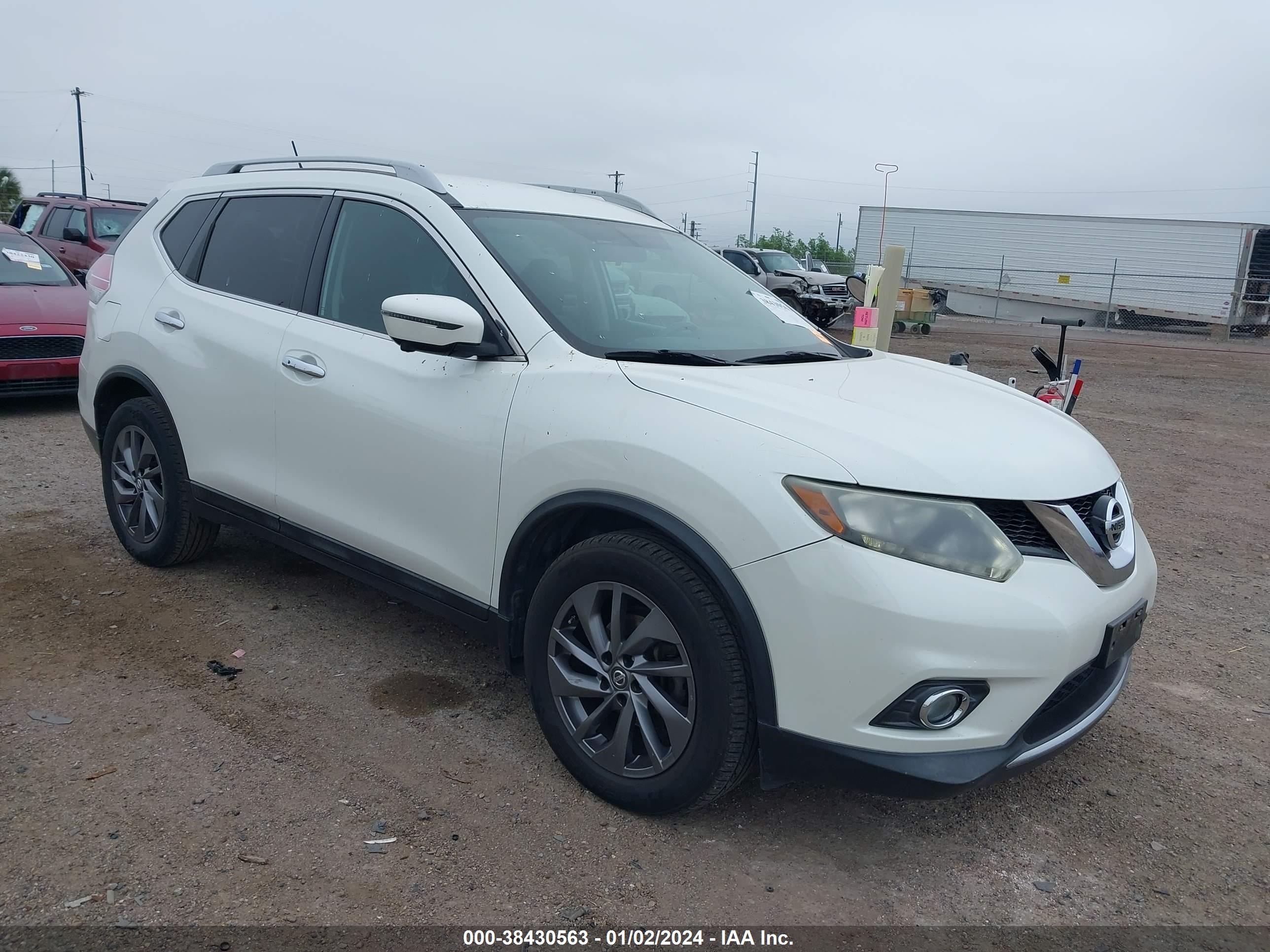 NISSAN ROGUE 2016 5n1at2mtxgc753129