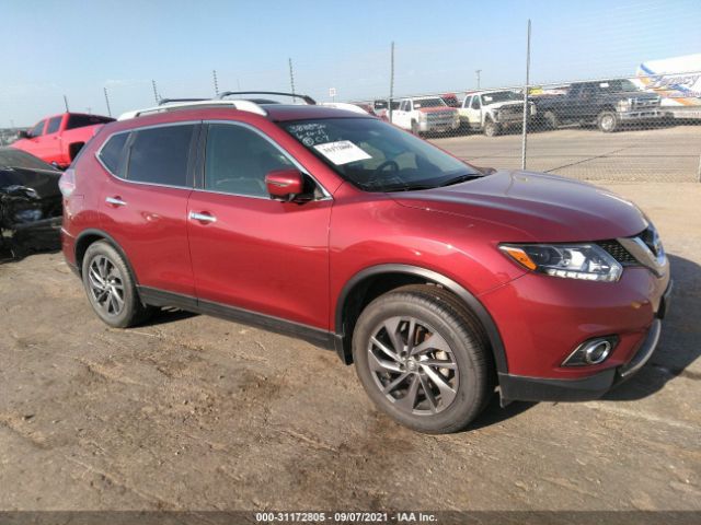 NISSAN ROGUE 2016 5n1at2mtxgc848399