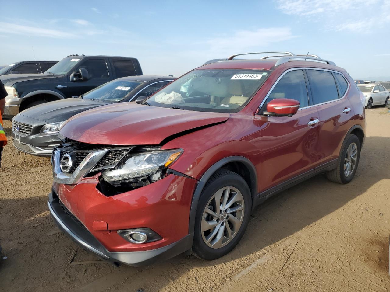 NISSAN ROGUE 2015 5n1at2mv1fc826064