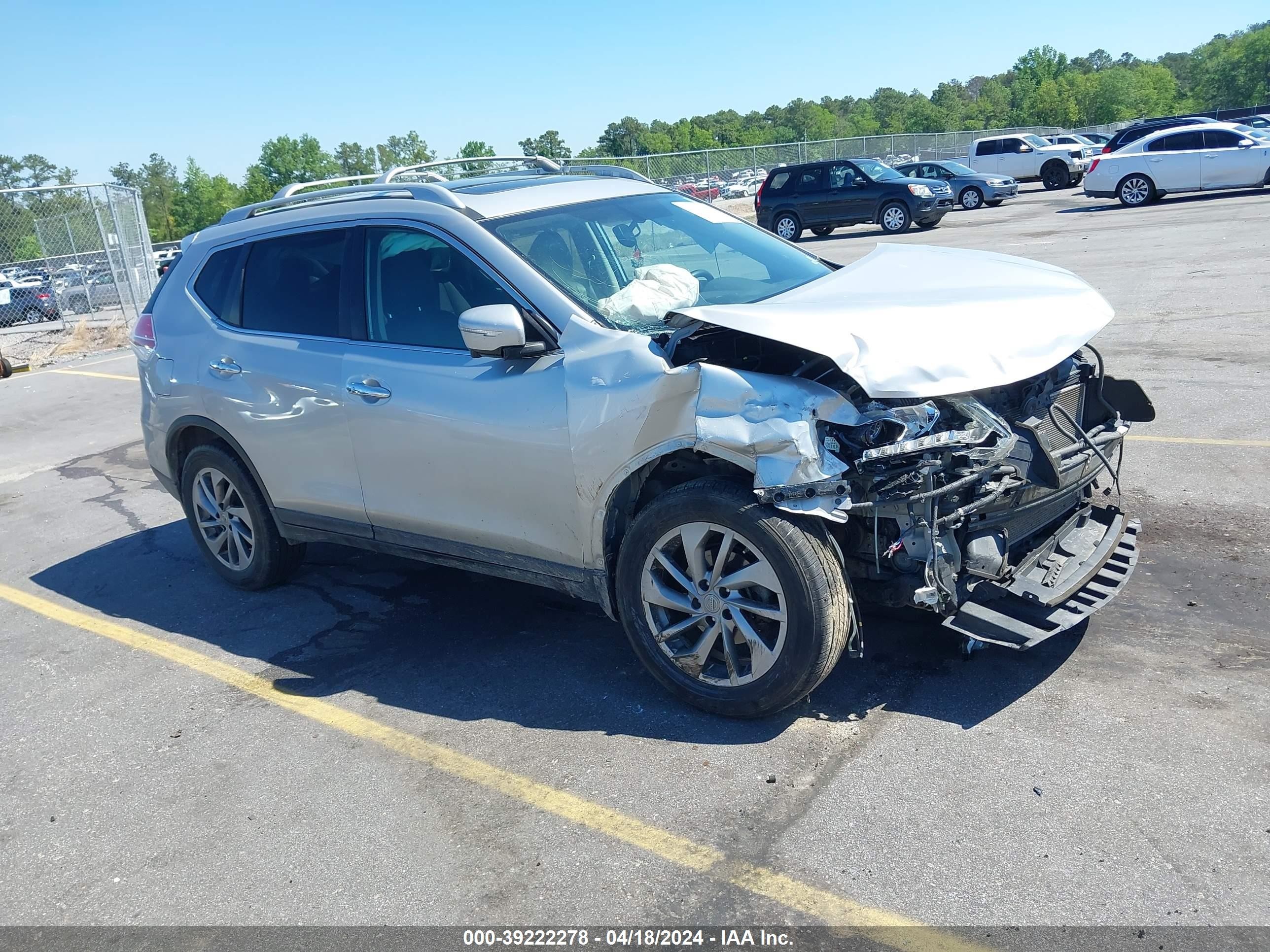 NISSAN ROGUE 2015 5n1at2mv2fc849188