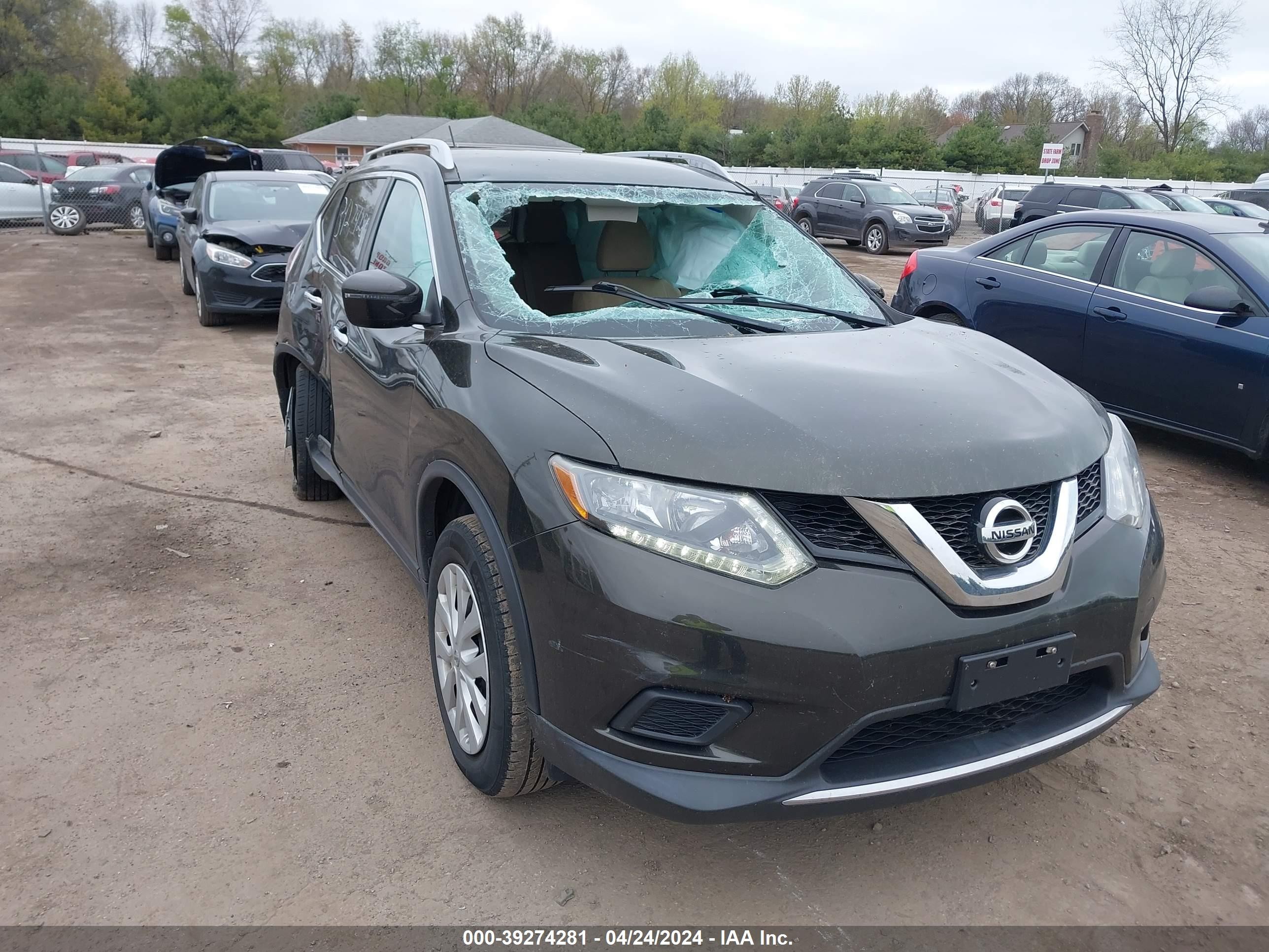 NISSAN ROGUE 2016 5n1at2mv2gc758567