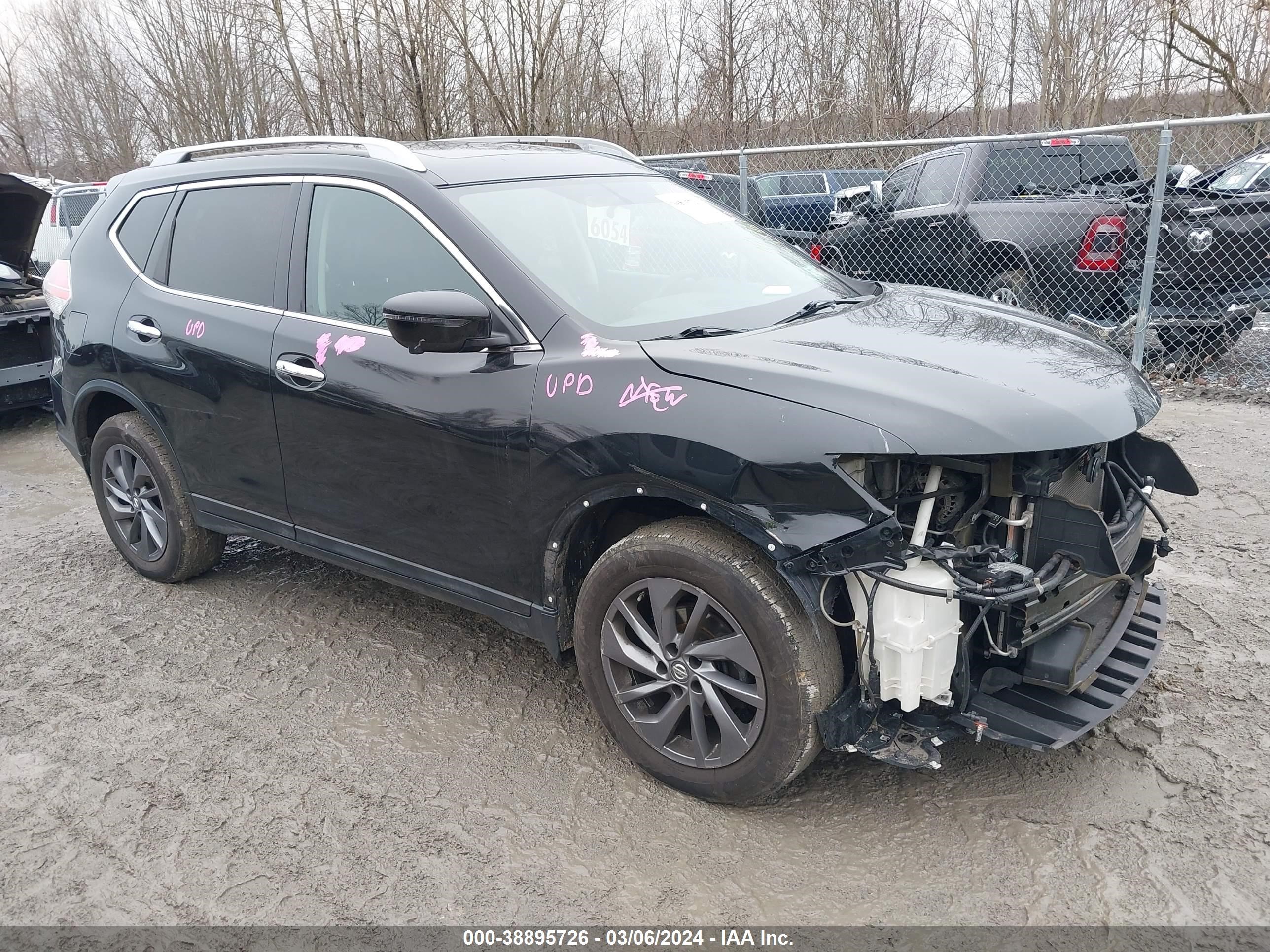 NISSAN ROGUE 2016 5n1at2mv2gc792167