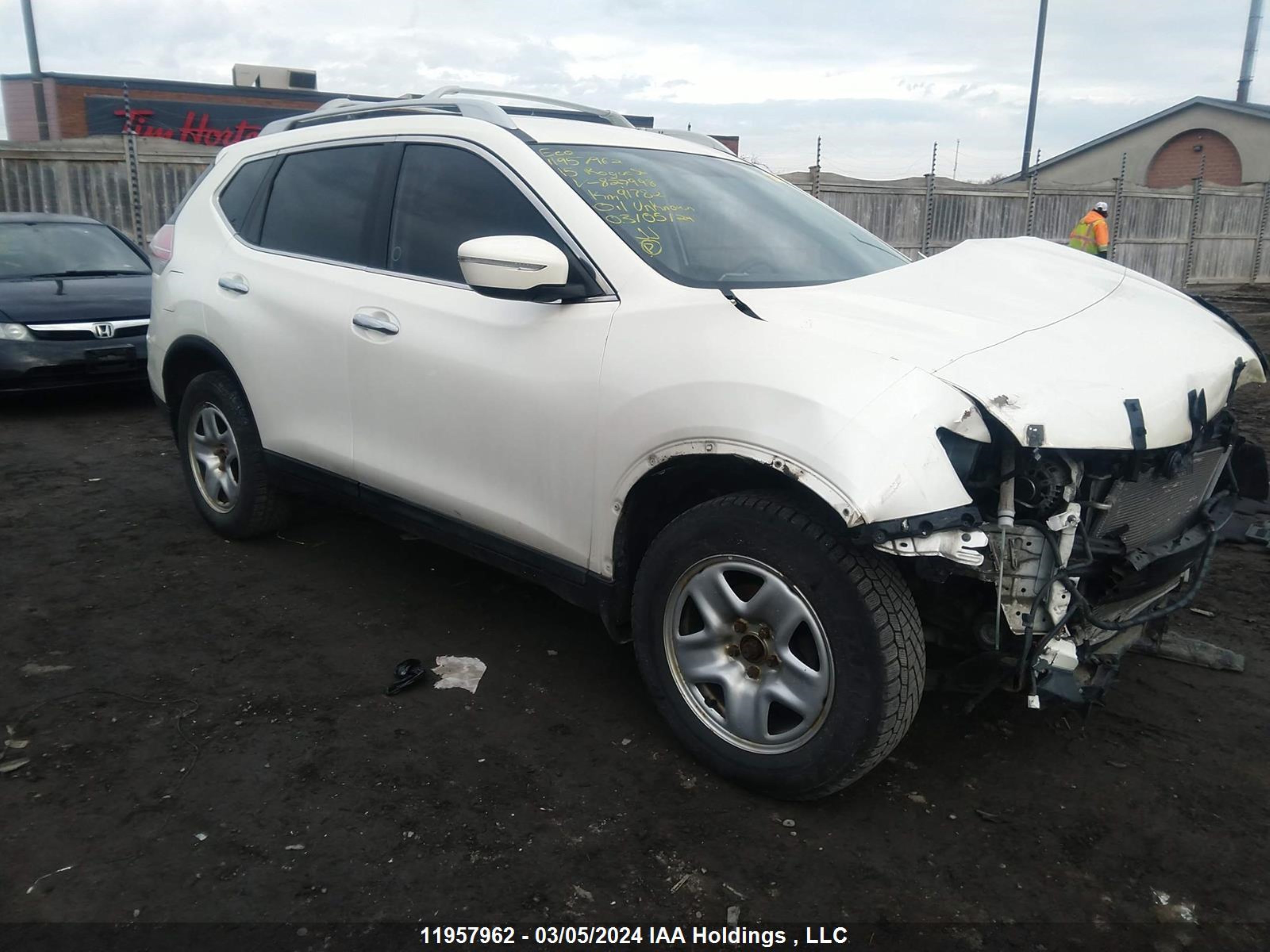 NISSAN ROGUE 2015 5n1at2mv4fc827998