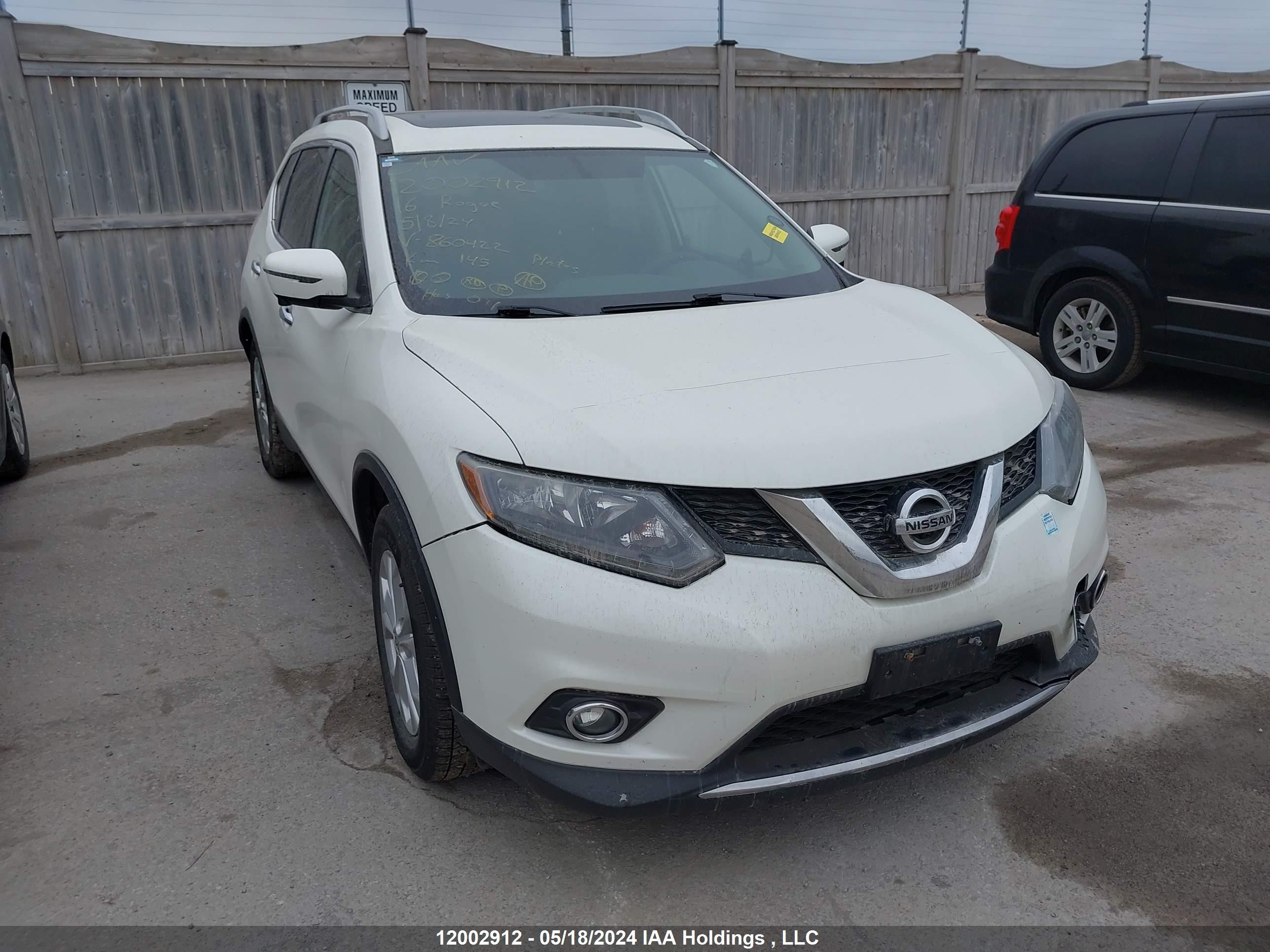 NISSAN ROGUE 2016 5n1at2mv4gc860422