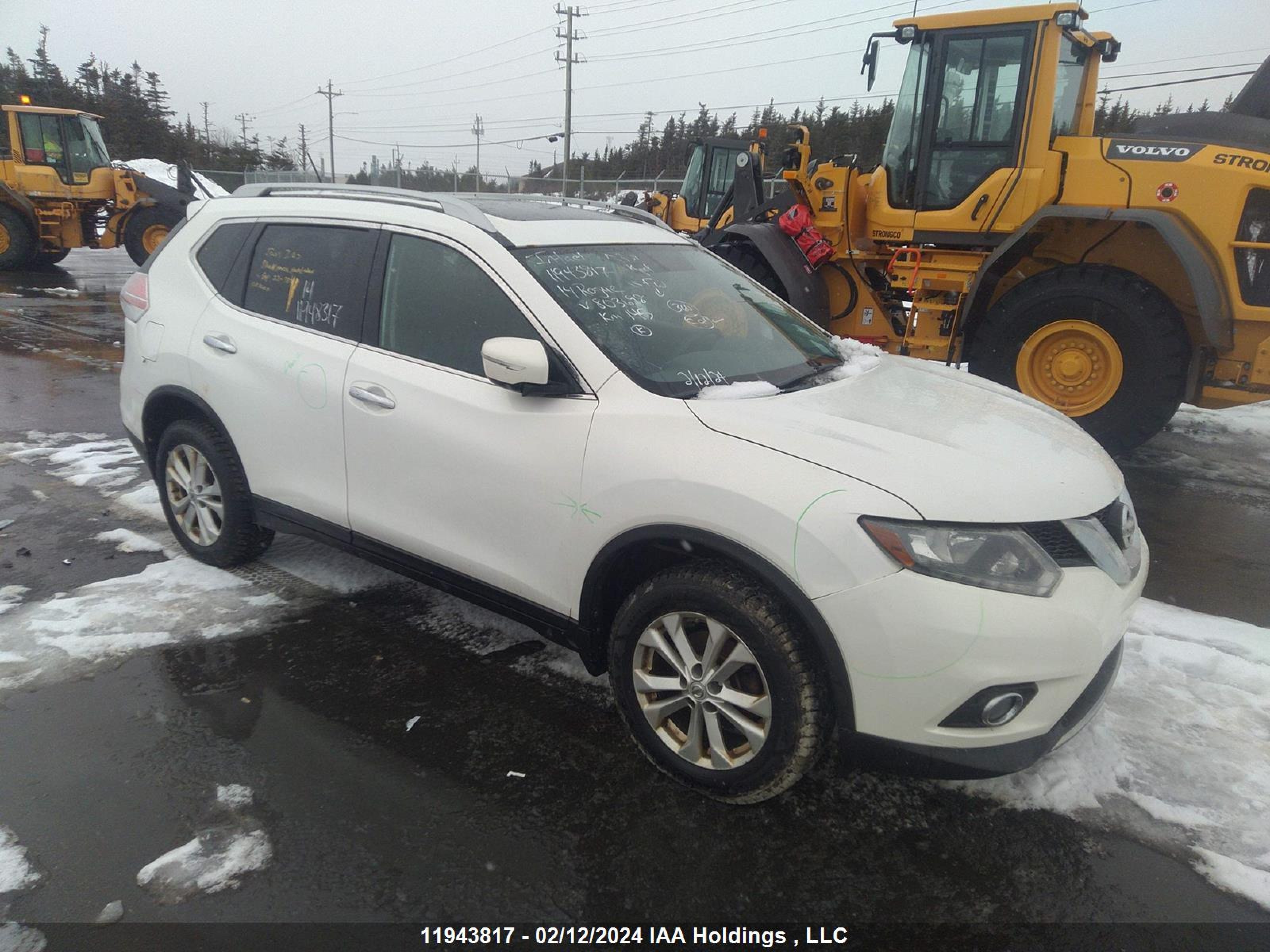 NISSAN ROGUE 2014 5n1at2mv6ec803698