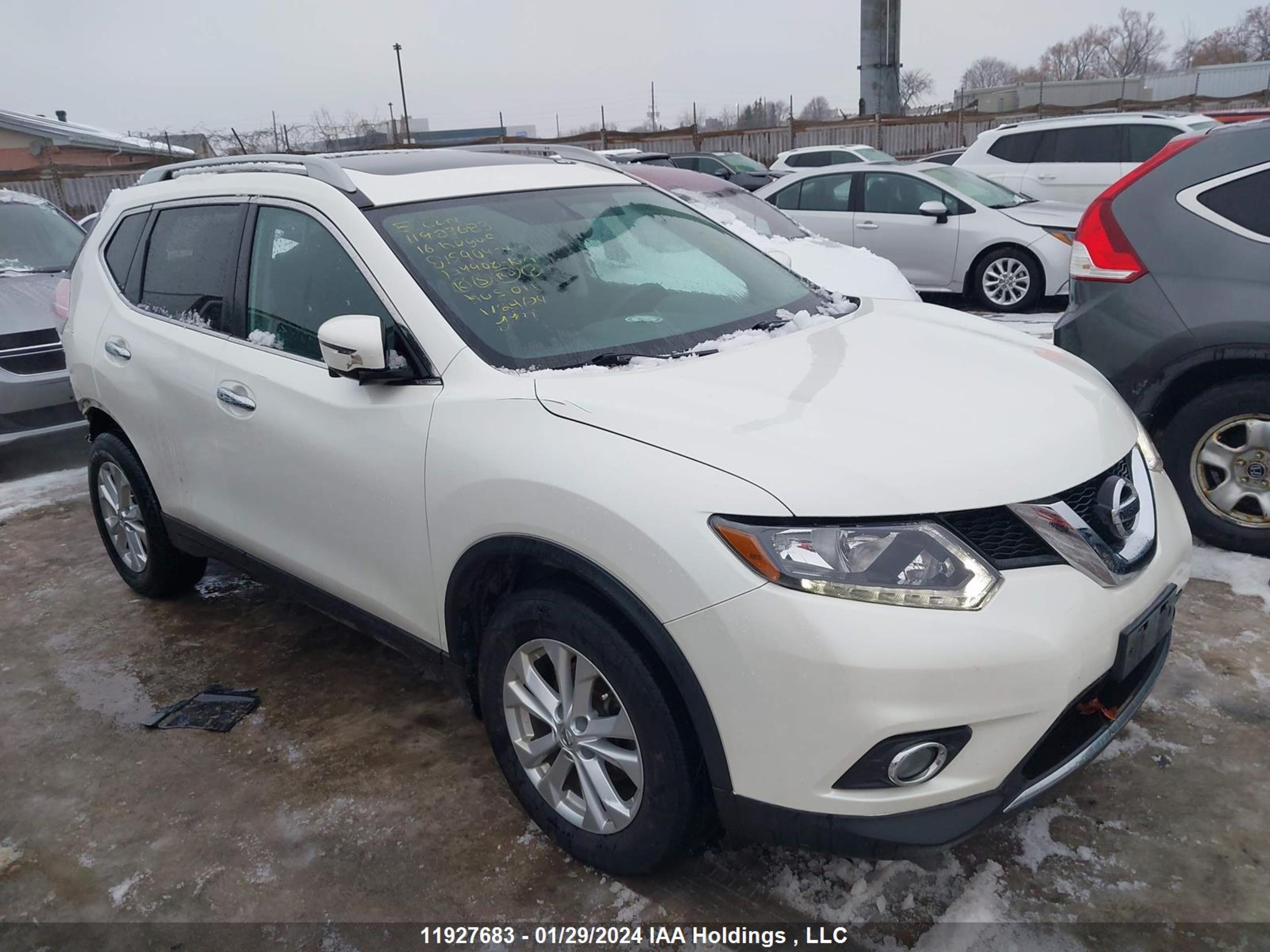 NISSAN ROGUE 2016 5n1at2mv6gc815904