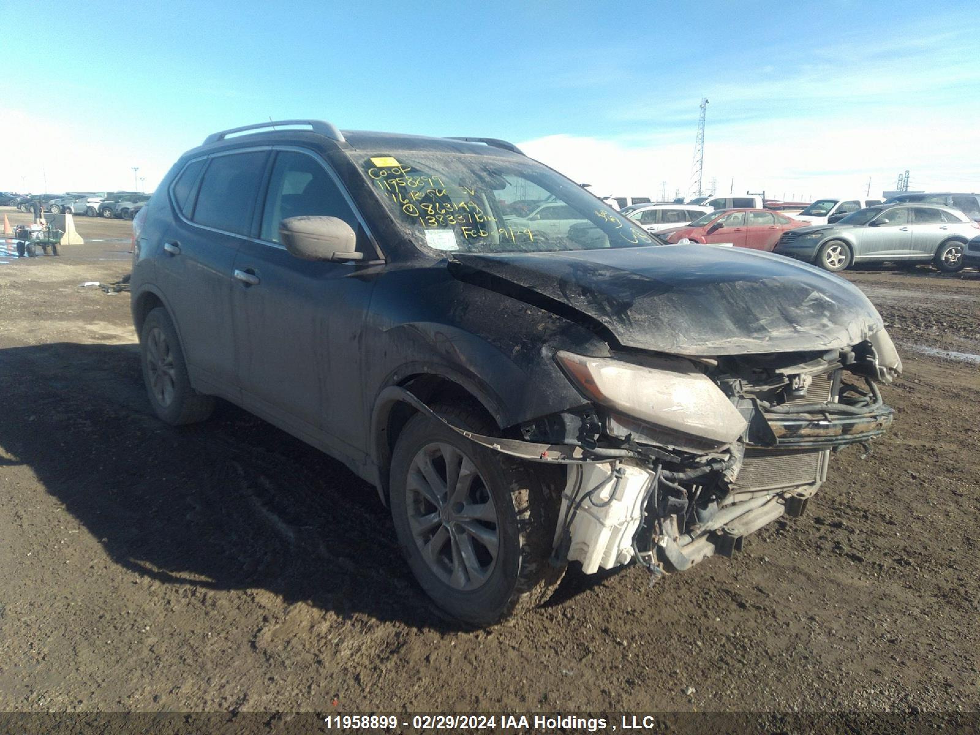 NISSAN ROGUE 2016 5n1at2mv6gc863144