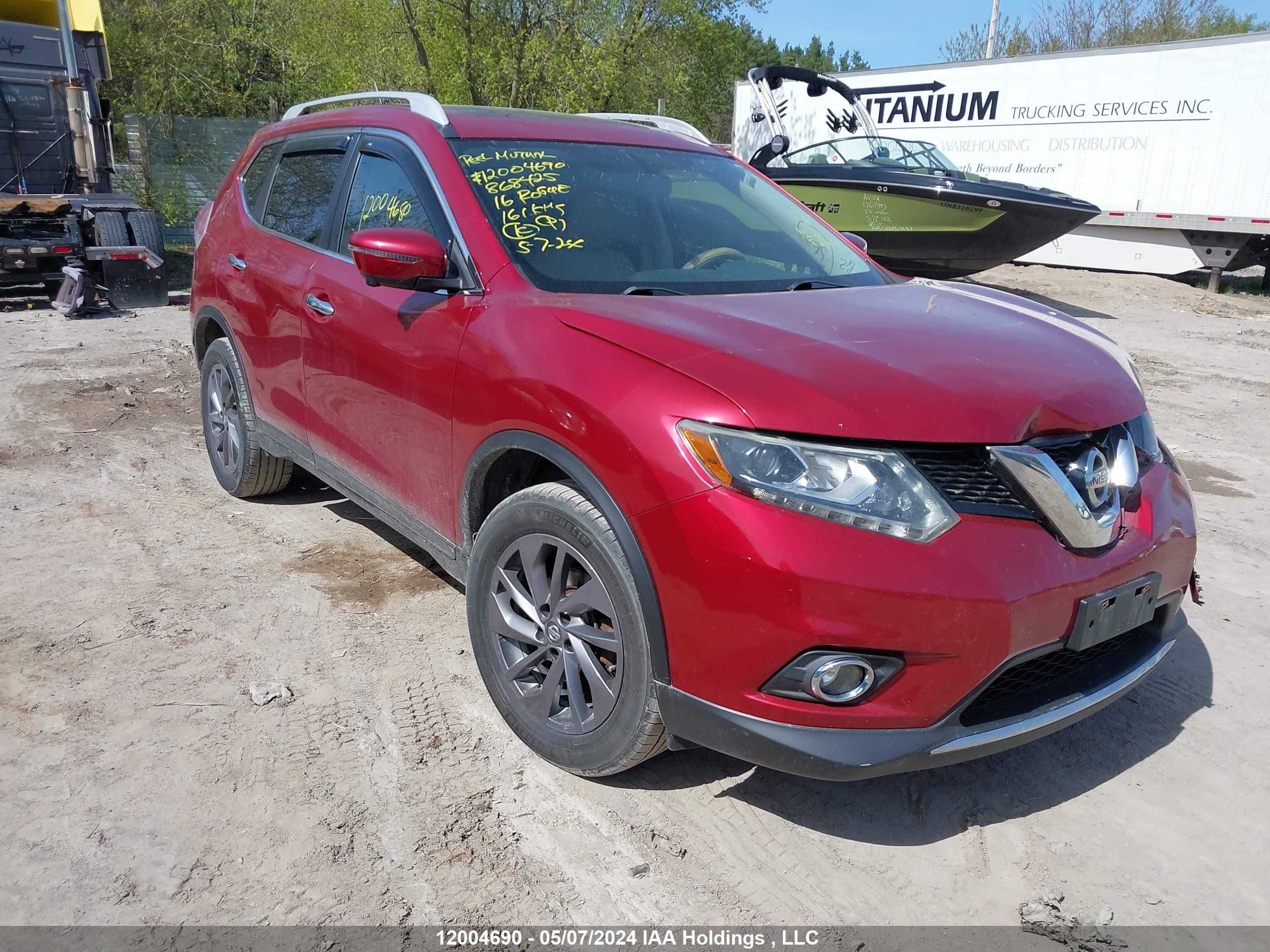 NISSAN ROGUE 2016 5n1at2mv6gc868425