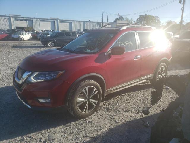 NISSAN ROGUE SV 2017 5n1at2mv6hc789001