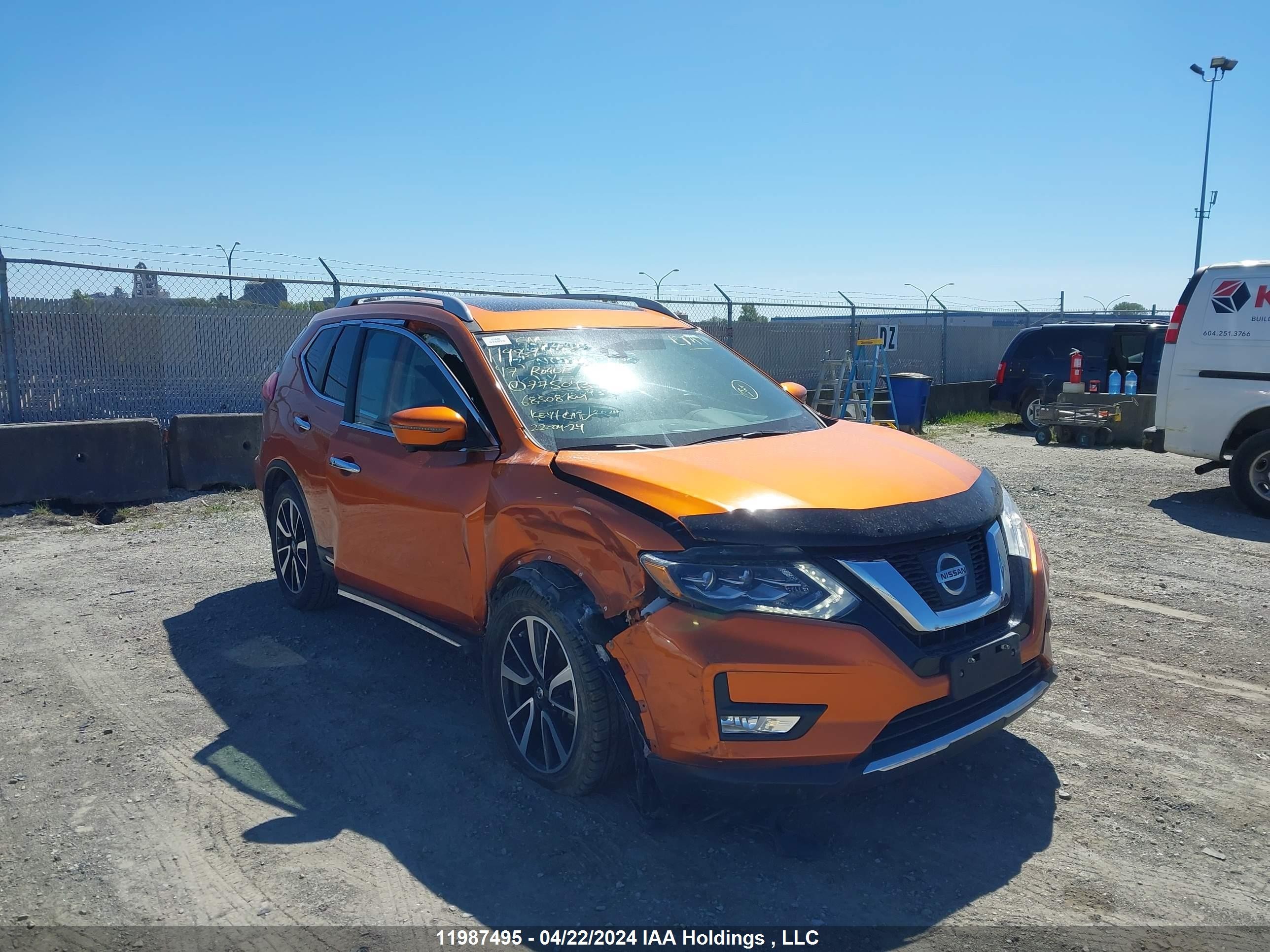 NISSAN ROGUE 2017 5n1at2mv7hc775043