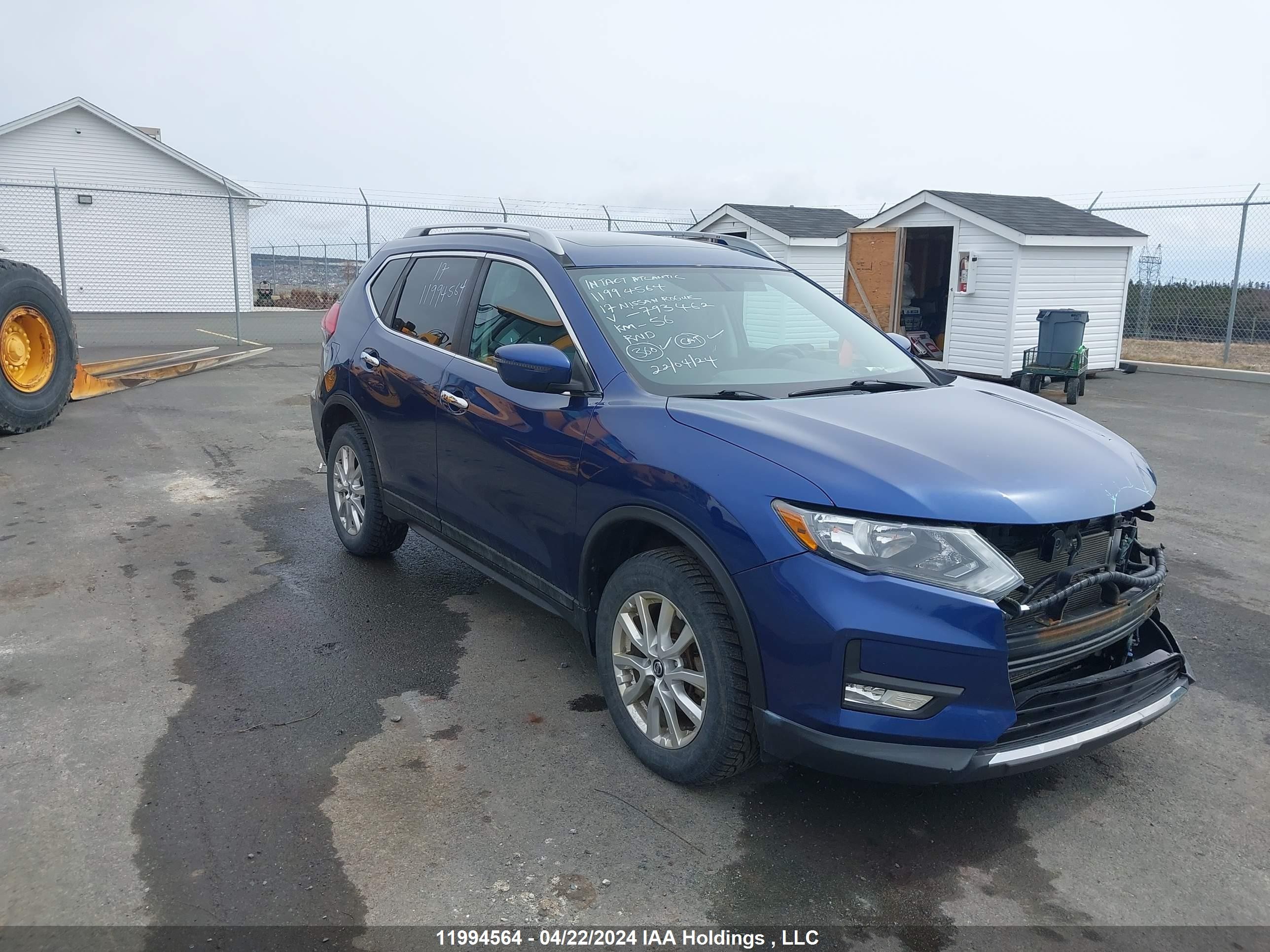 NISSAN ROGUE 2017 5n1at2mv7hc793462