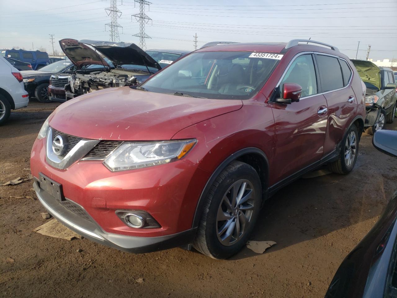 NISSAN ROGUE 2015 5n1at2mvxfc917690