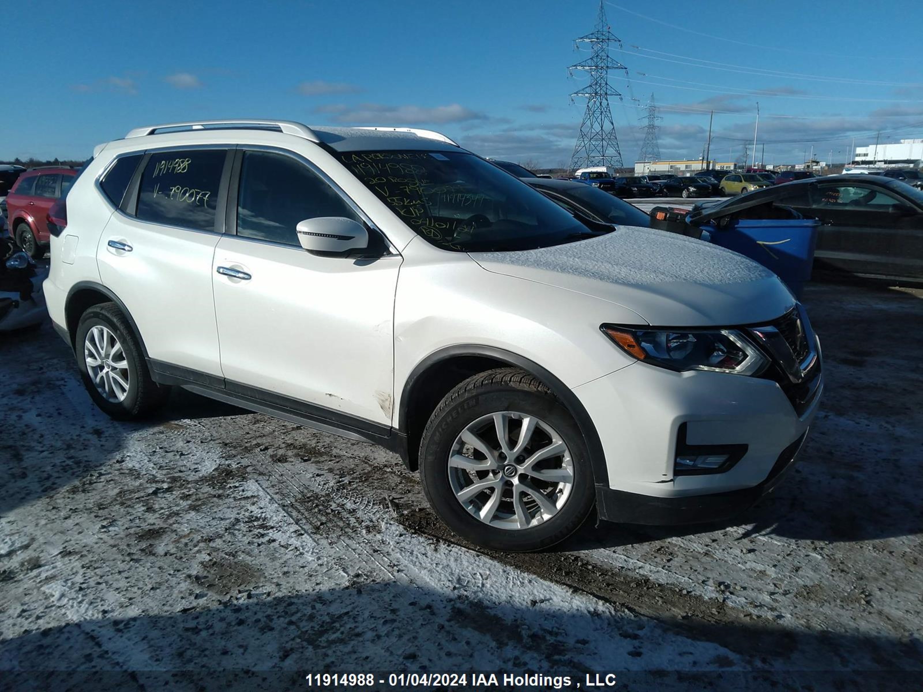 NISSAN ROGUE 2020 5n1at2mvxlc790077