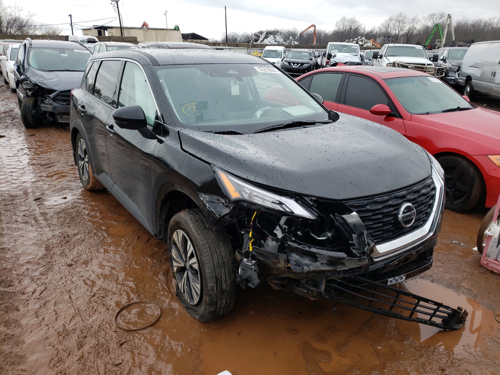 NISSAN ROGUE SV 2021 5n1at3bb5mc700107