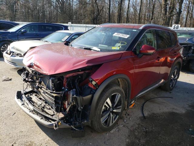 NISSAN ROGUE SL 2021 5n1at3cb1mc802356