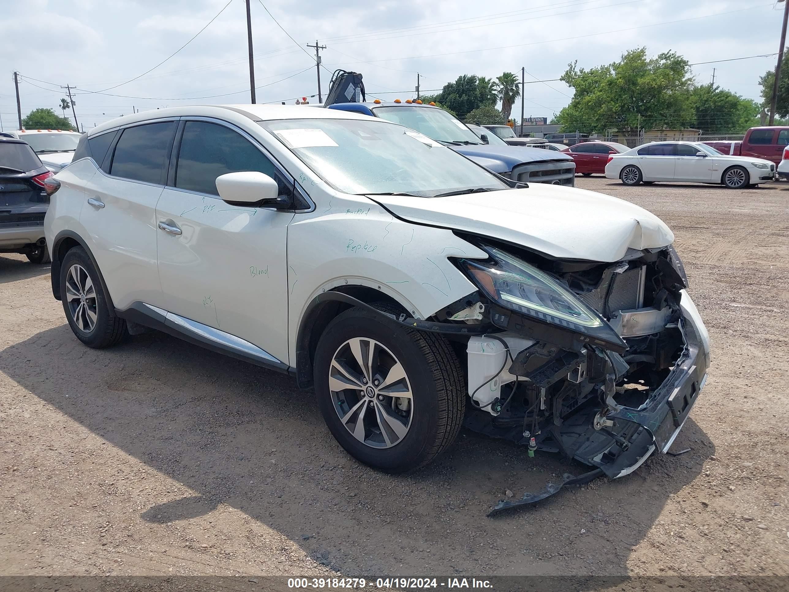 NISSAN MURANO 2021 5n1az2aj1mc118524