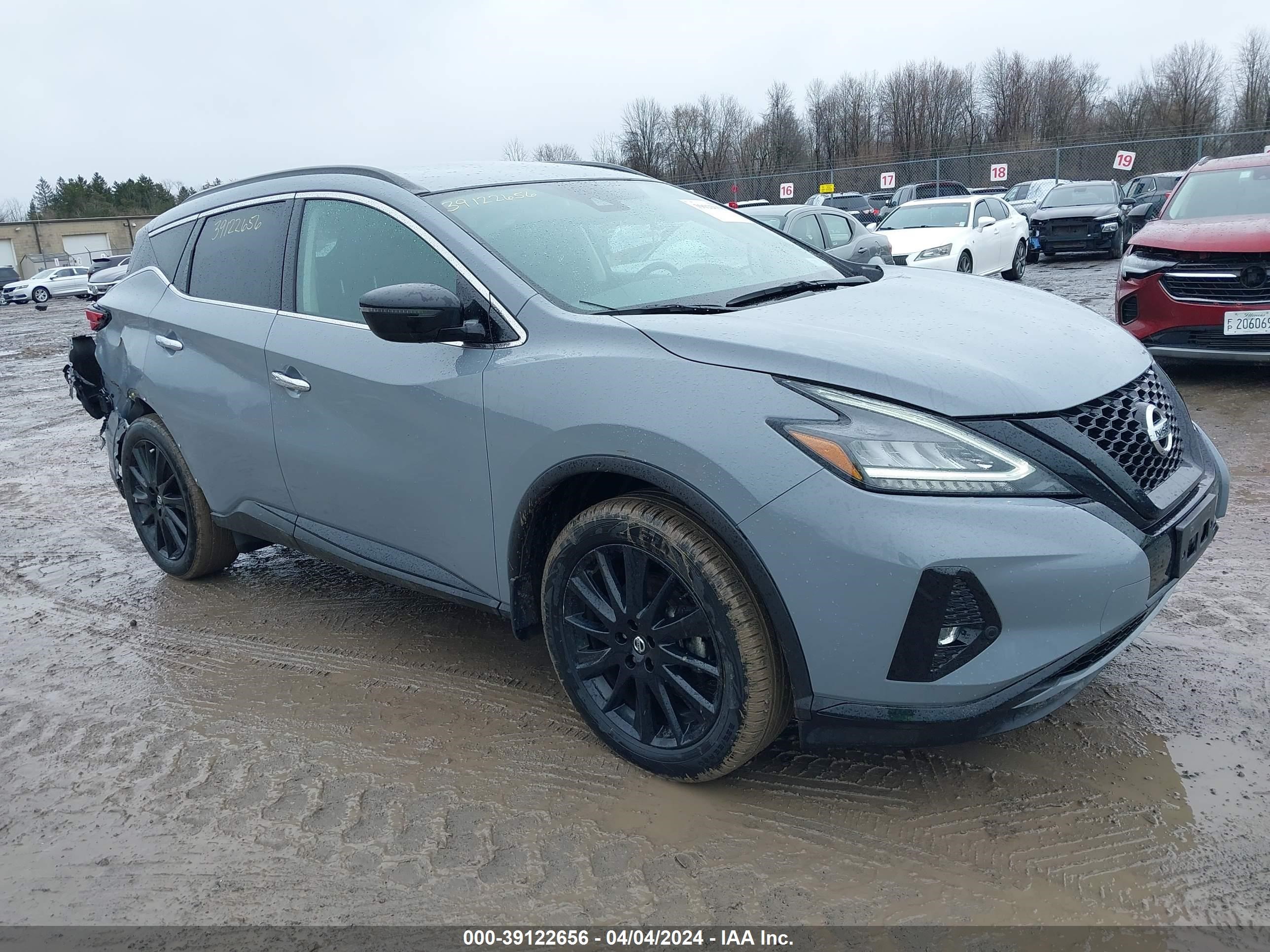 NISSAN MURANO 2022 5n1az2bs1nc110254