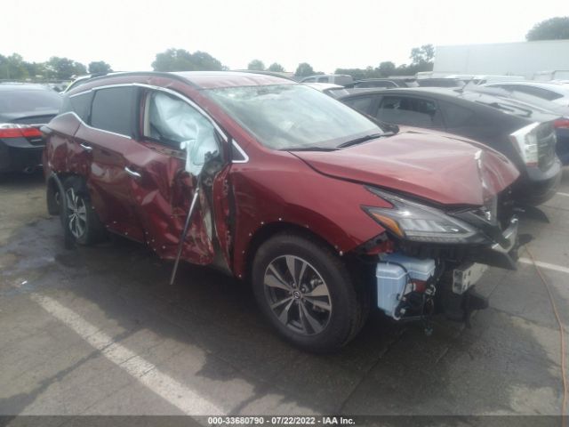 NISSAN MURANO 2022 5n1az2bs1nc125191