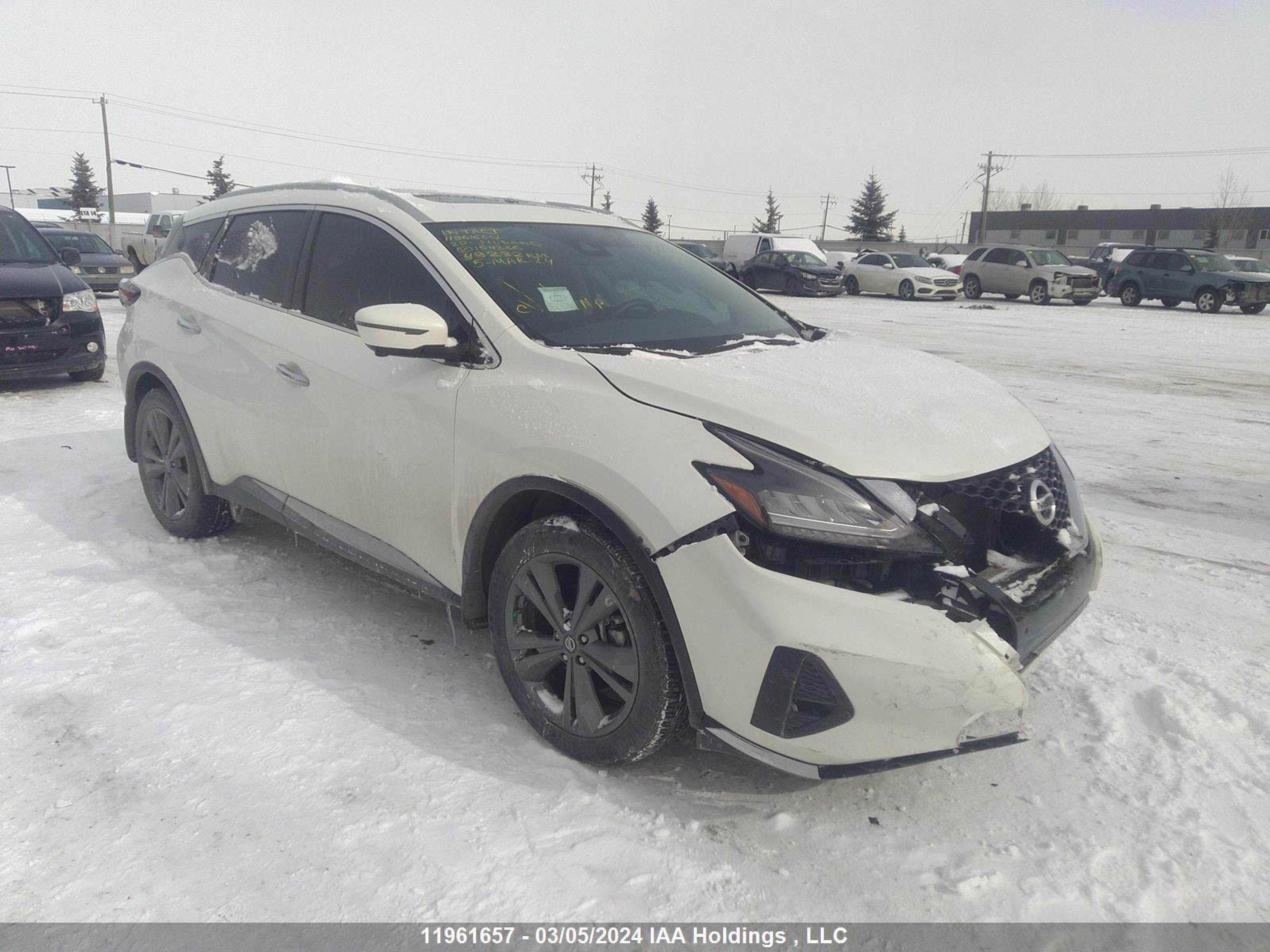 NISSAN MURANO 2020 5n1az2ds7ln154886